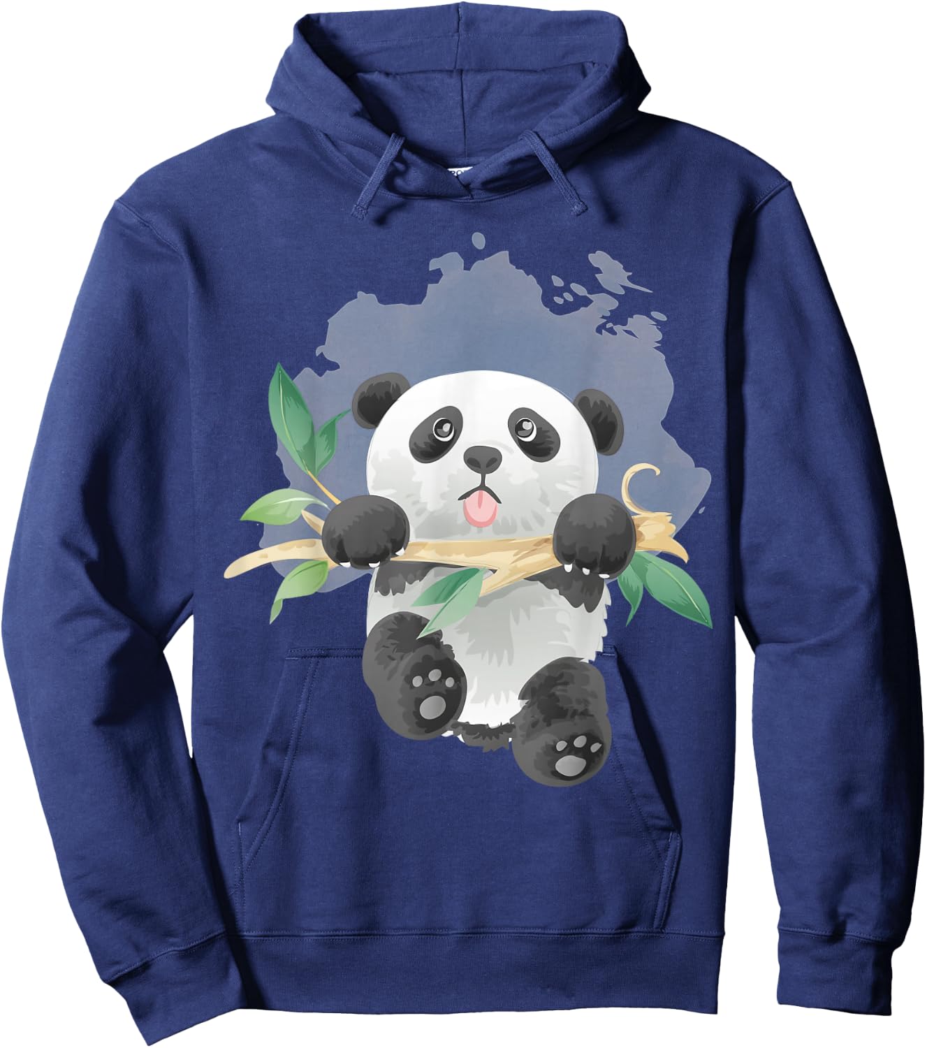 Watercolor Panda Hoodie - Hoodie | Navy