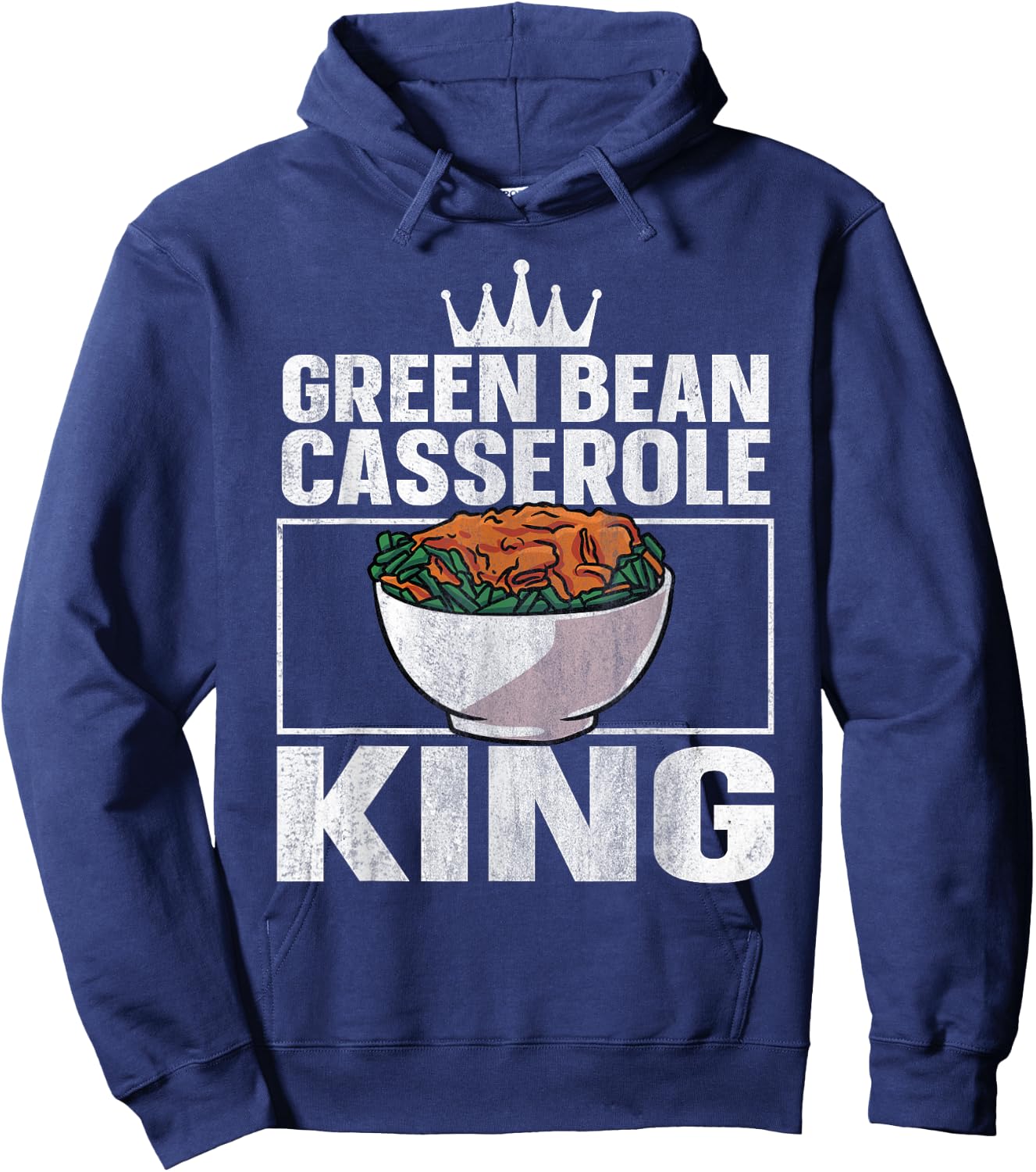 Green Bean Casserole King Hoodie - Hoodie | Navy