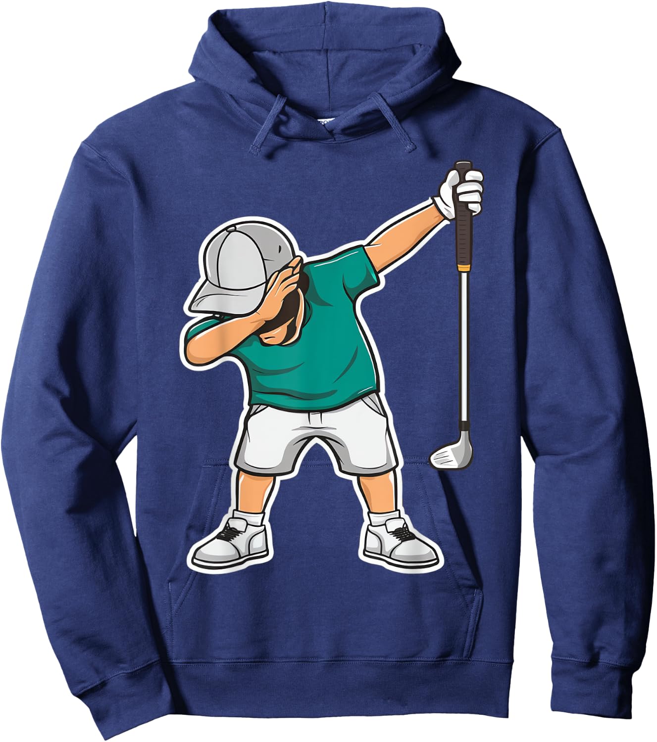 Dabbing Golf Player Golfer Golf Funny Kids Boys Dab Dance , Black, S Hoodie - Hoodie | Navy
