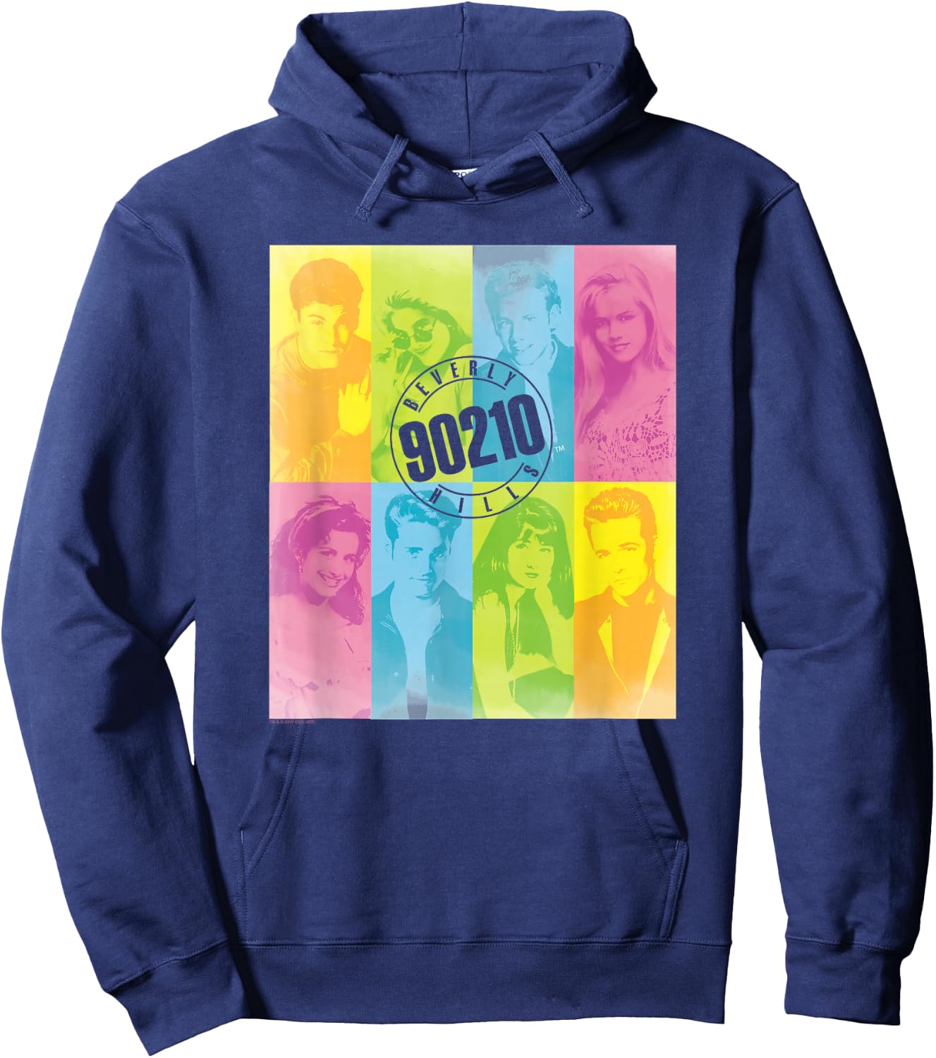 90210 Colour Block Of Friends Hoodie - Hoodie | Navy