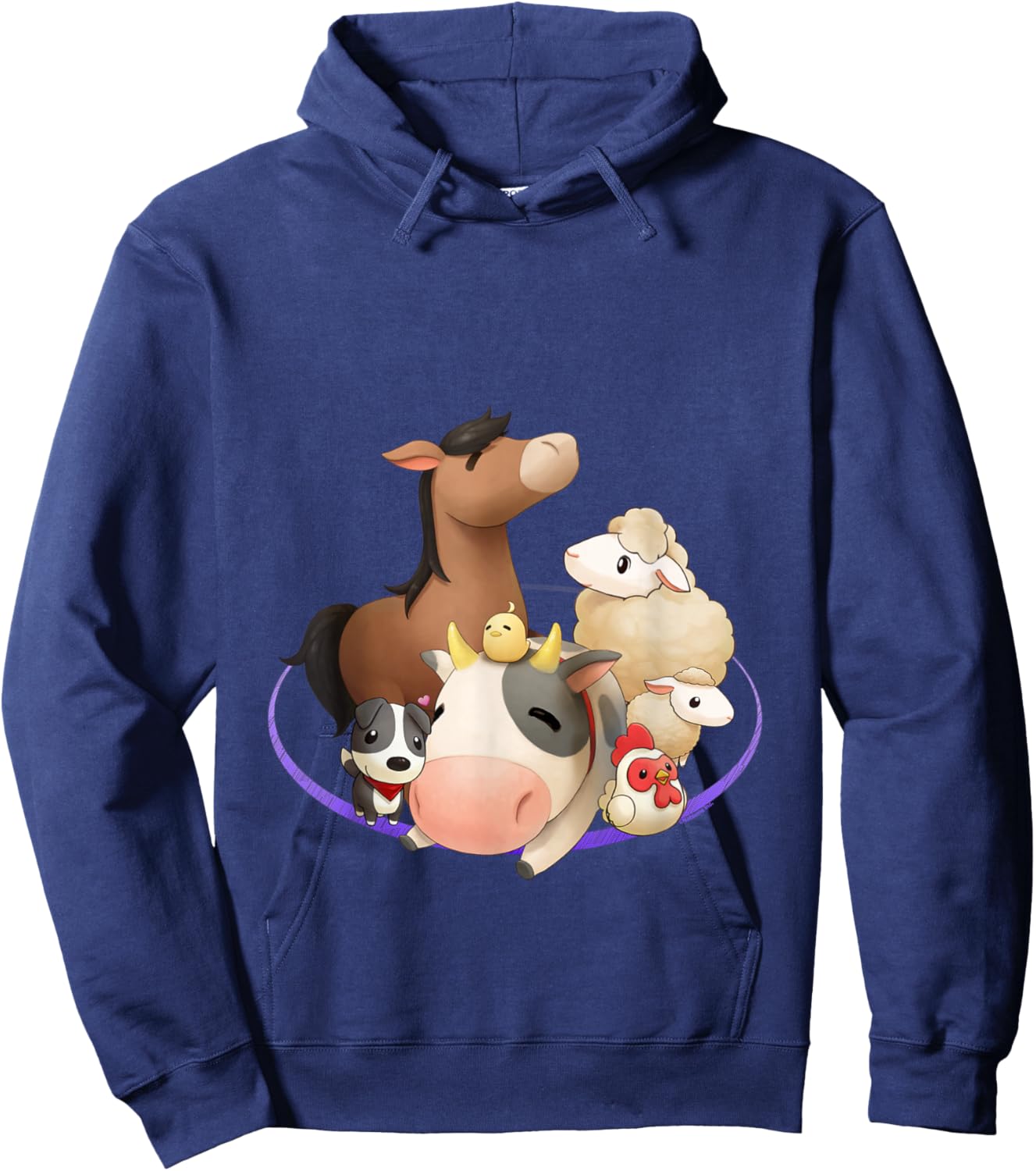 Official Harvest Moon Animal Friends Hoodie - Hoodie | Navy