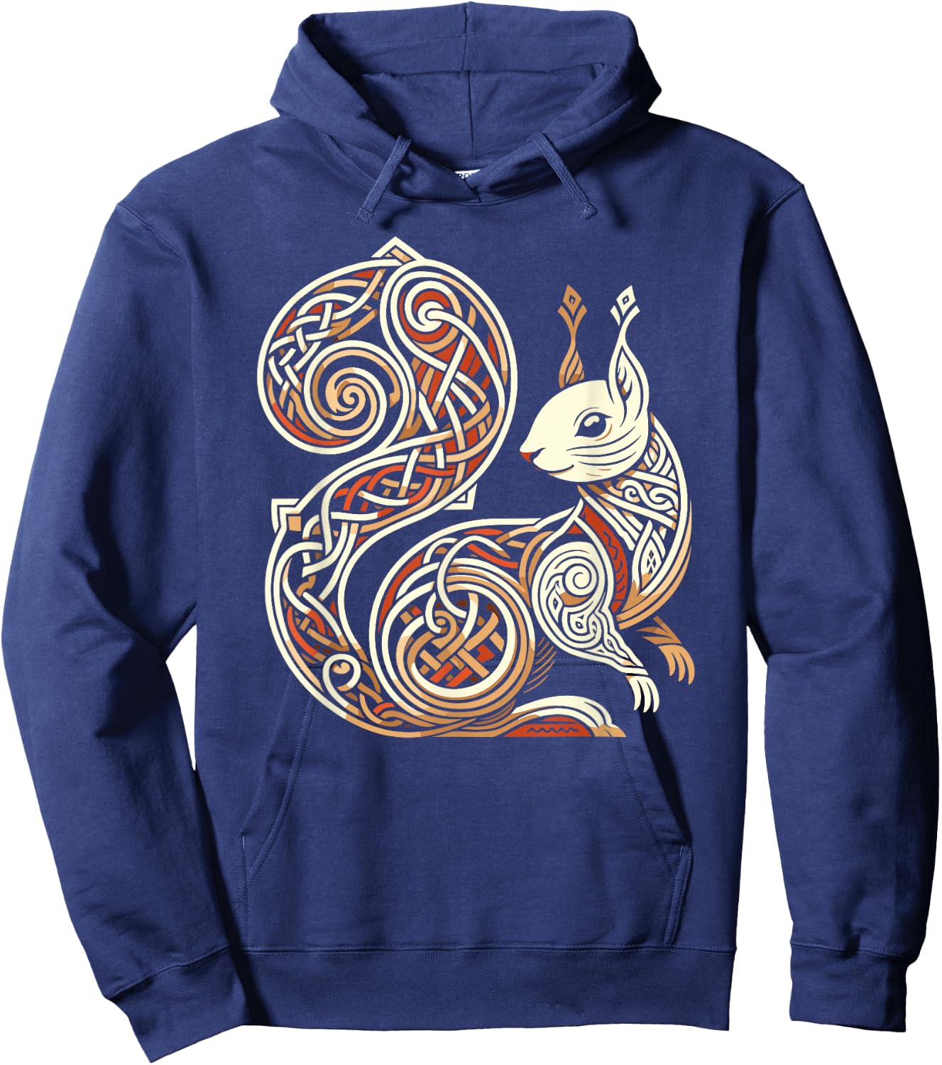 Ratatoskr Yggdrasil Squirrel Norse Mythology Hoodie - Hoodie | Navy