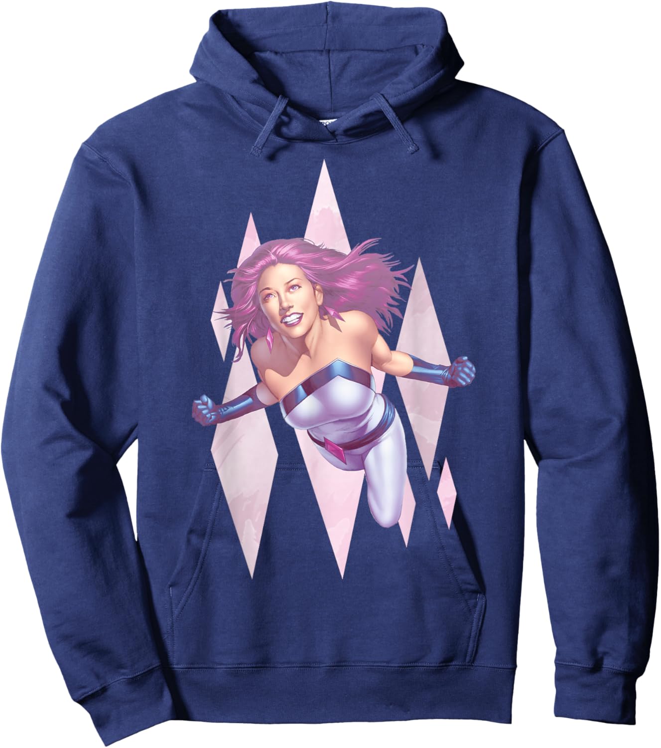 Marvel Jewel Jessica Jones In Flight Diamond Graphic Hoodie - Hoodie | Navy