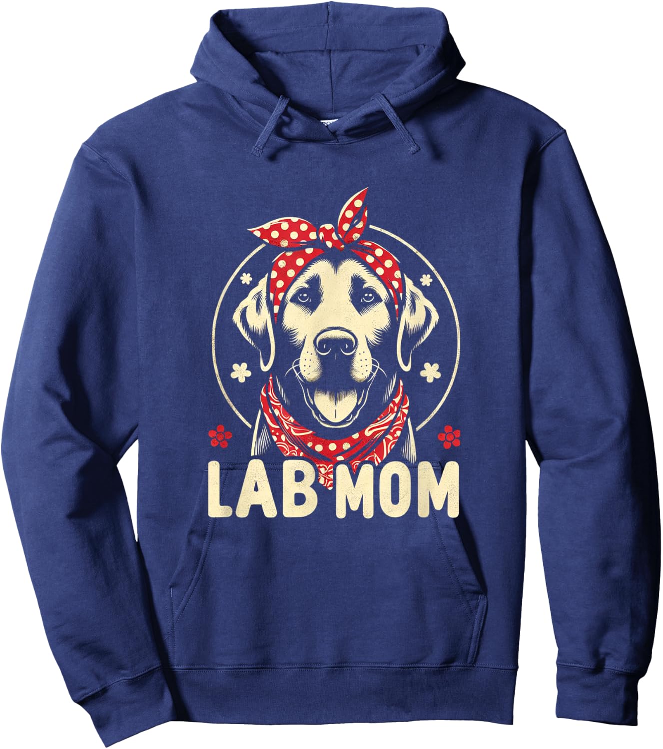 Labrador Mom Lab Mom Hoodie - Hoodie | Navy