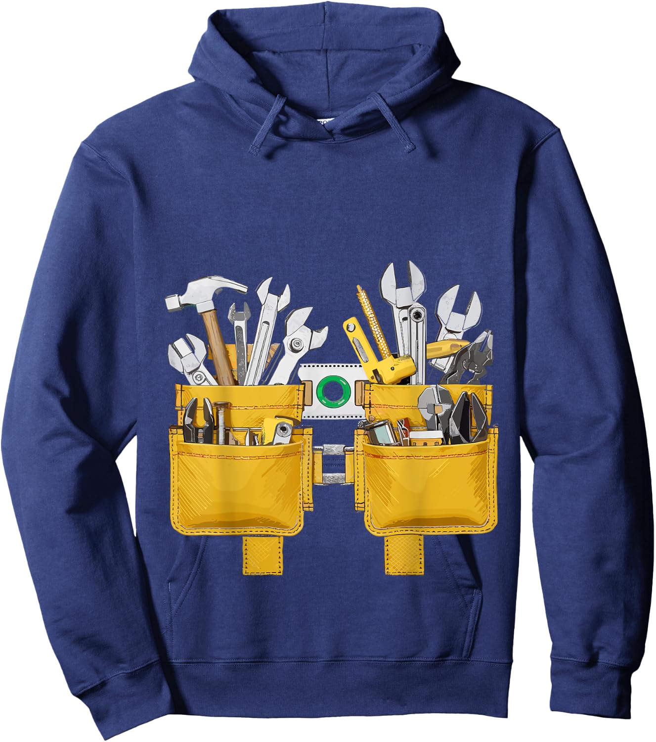 Oys Tool Belt Easy Builder Costume Construction Hoodie - Hoodie | Navy