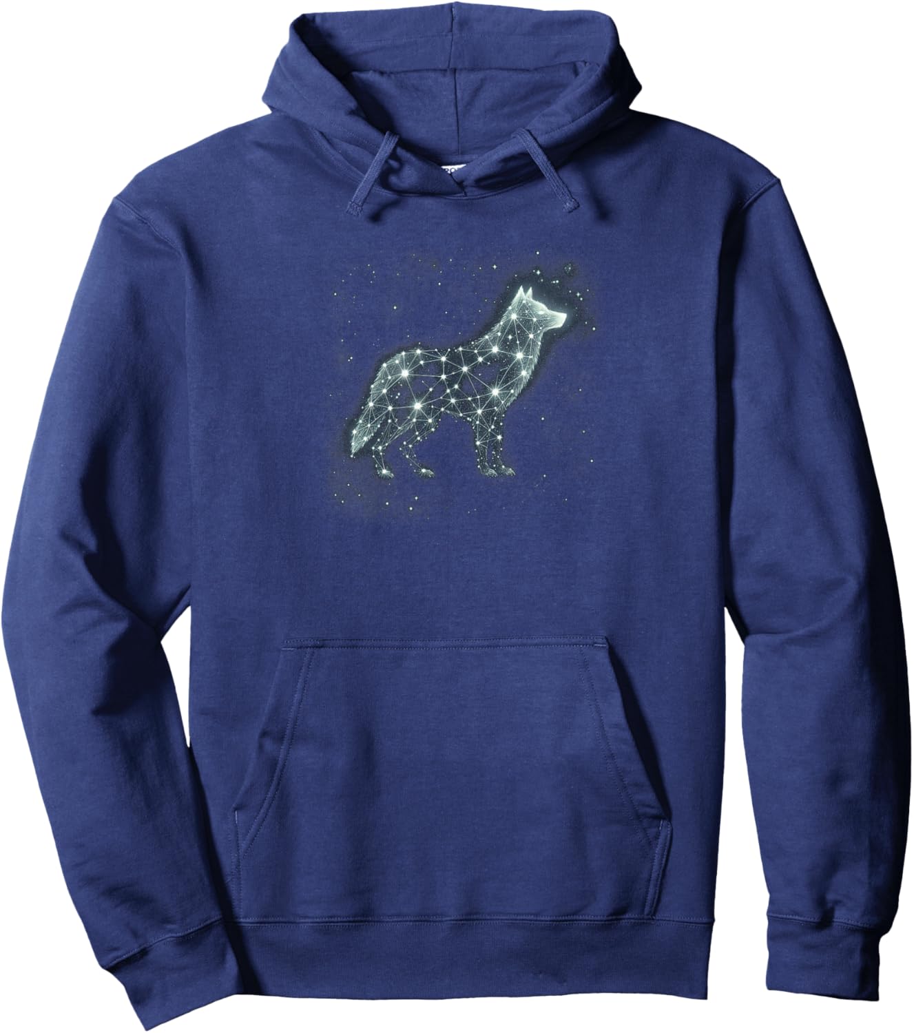 Wolf Constellation Hoodie - Hoodie | Navy