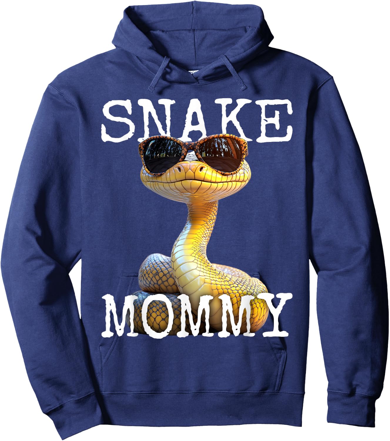Snake Mommy Mama Schlange Muttertag Mom Süße Schlangen Hoodie - Hoodie | Navy