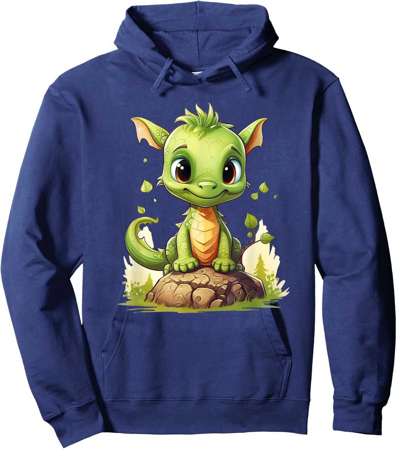 Cute Dragon funny Dragon lover baby Hoodie - Hoodie | Navy