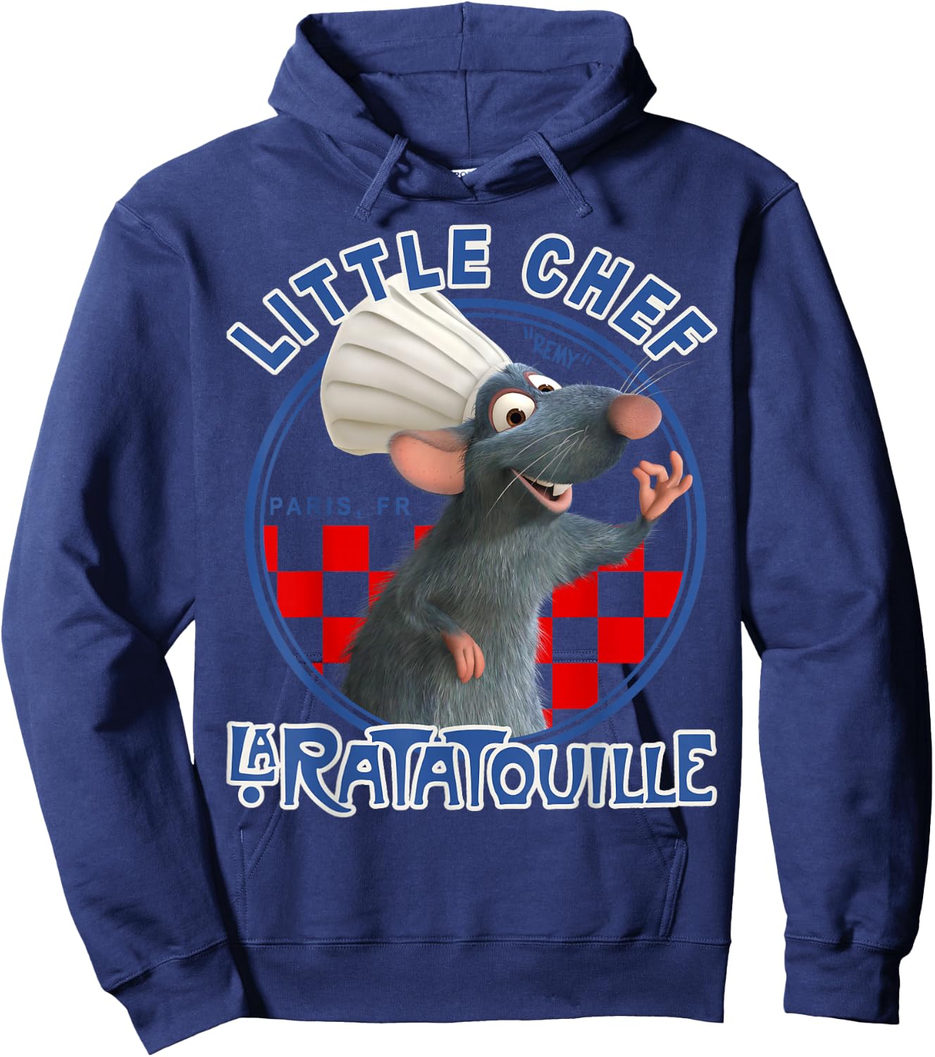 Disney Pixar Ratatouille Remy Little Chef Vintage Badge Hoodie - Hoodie | Navy