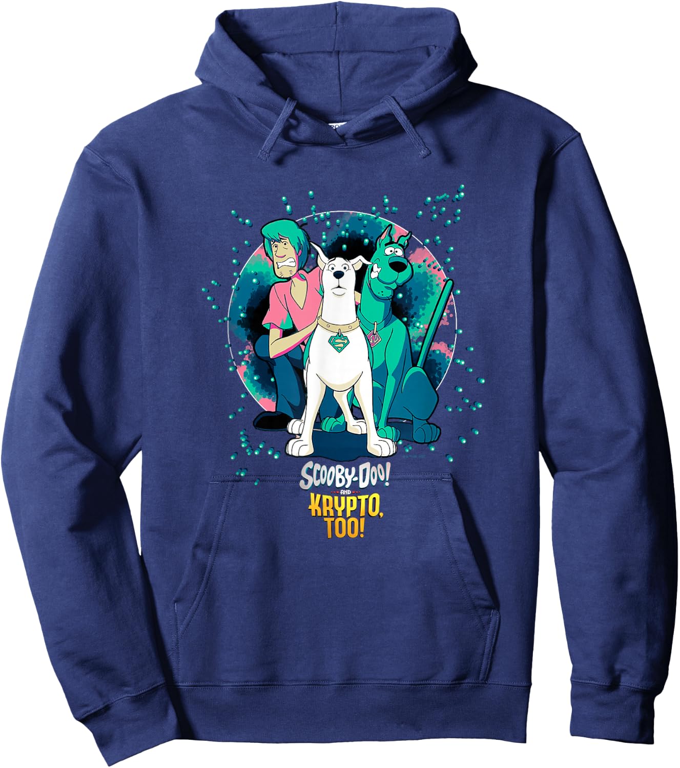 Scooby-Doo! and Krypto, Too! Super Krypto Hero Trio Hoodie - Hoodie | Navy