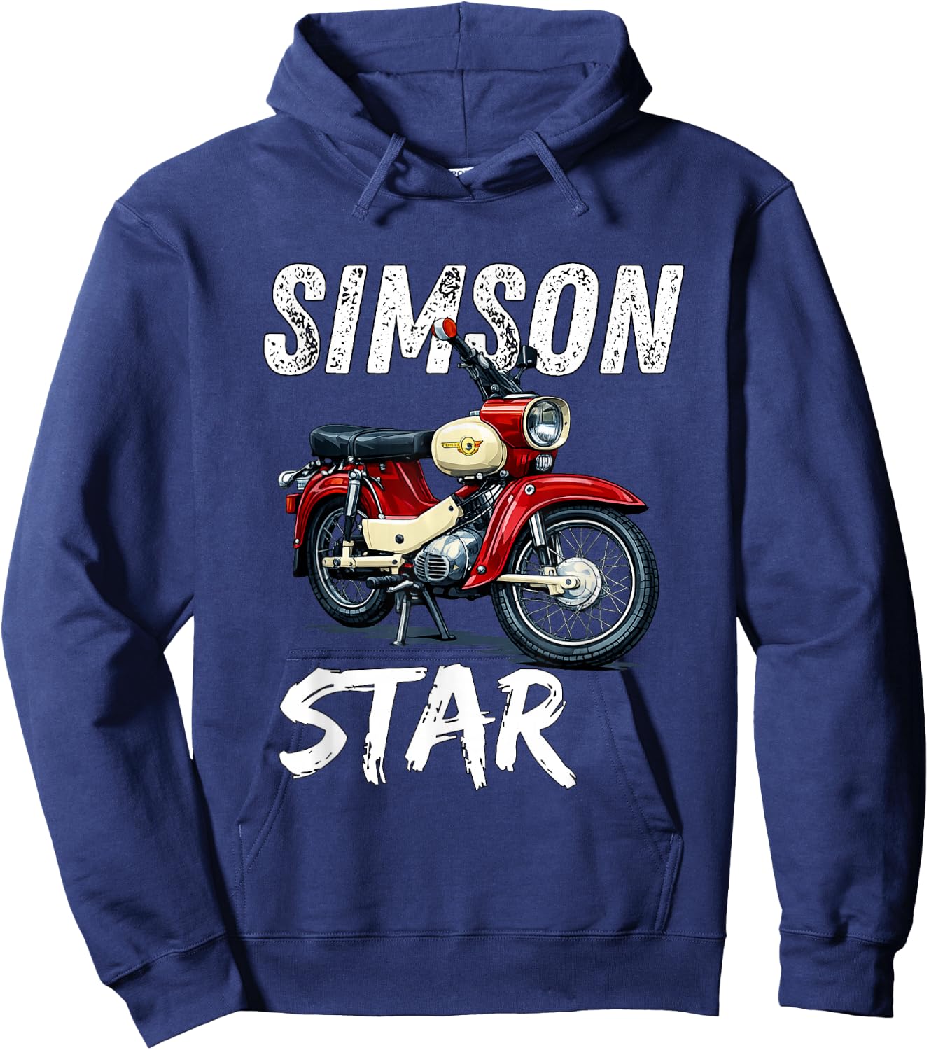 Simson SR4-2 Star MOFA Kult Motorrad DDR Klassiker Retro Hoodie - Hoodie | Navy