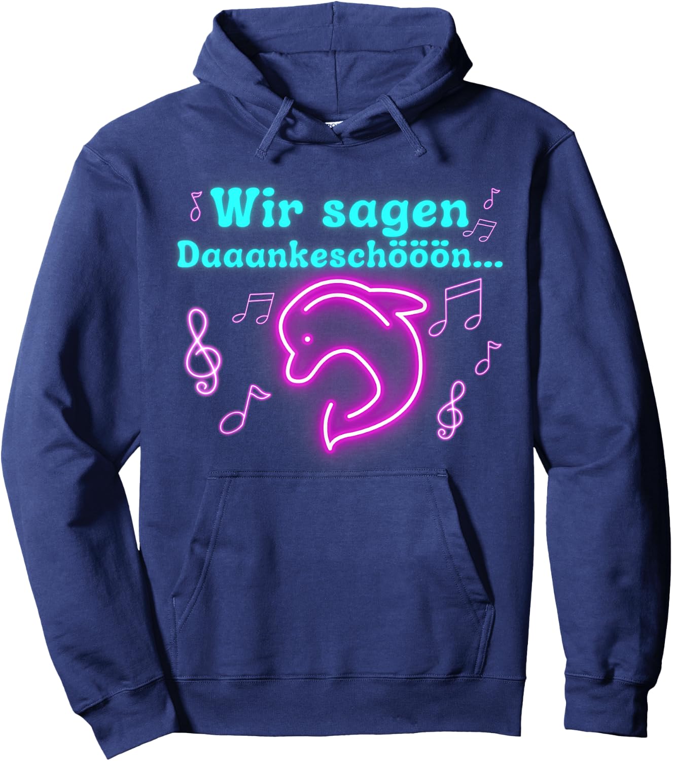 We say thank you Malle Party Summer Design 40 Years , black, s Hoodie - Hoodie | Navy