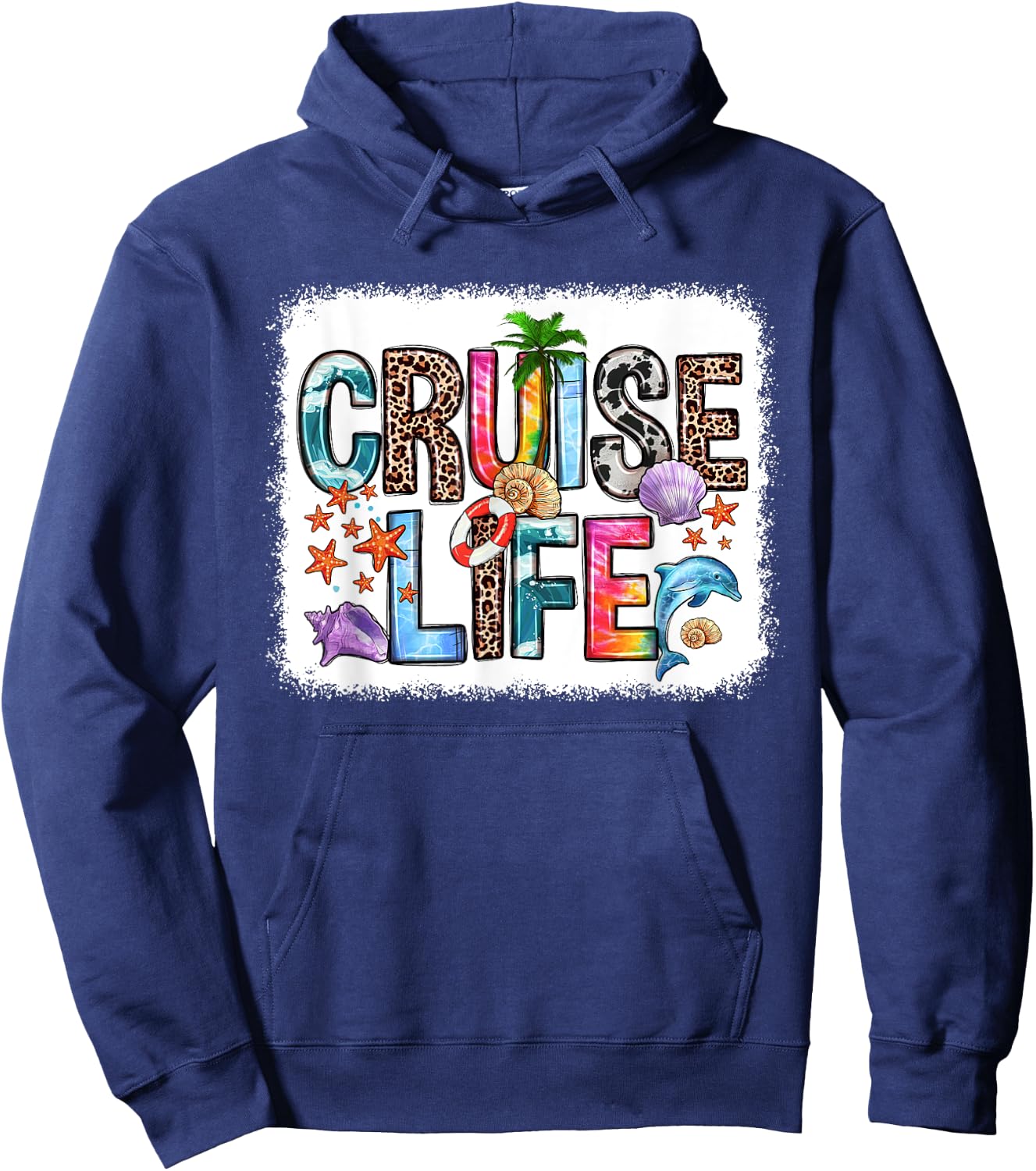 Family Cruise Life Cruise Outfits 2024 Matching Hoodie - Hoodie | Navy