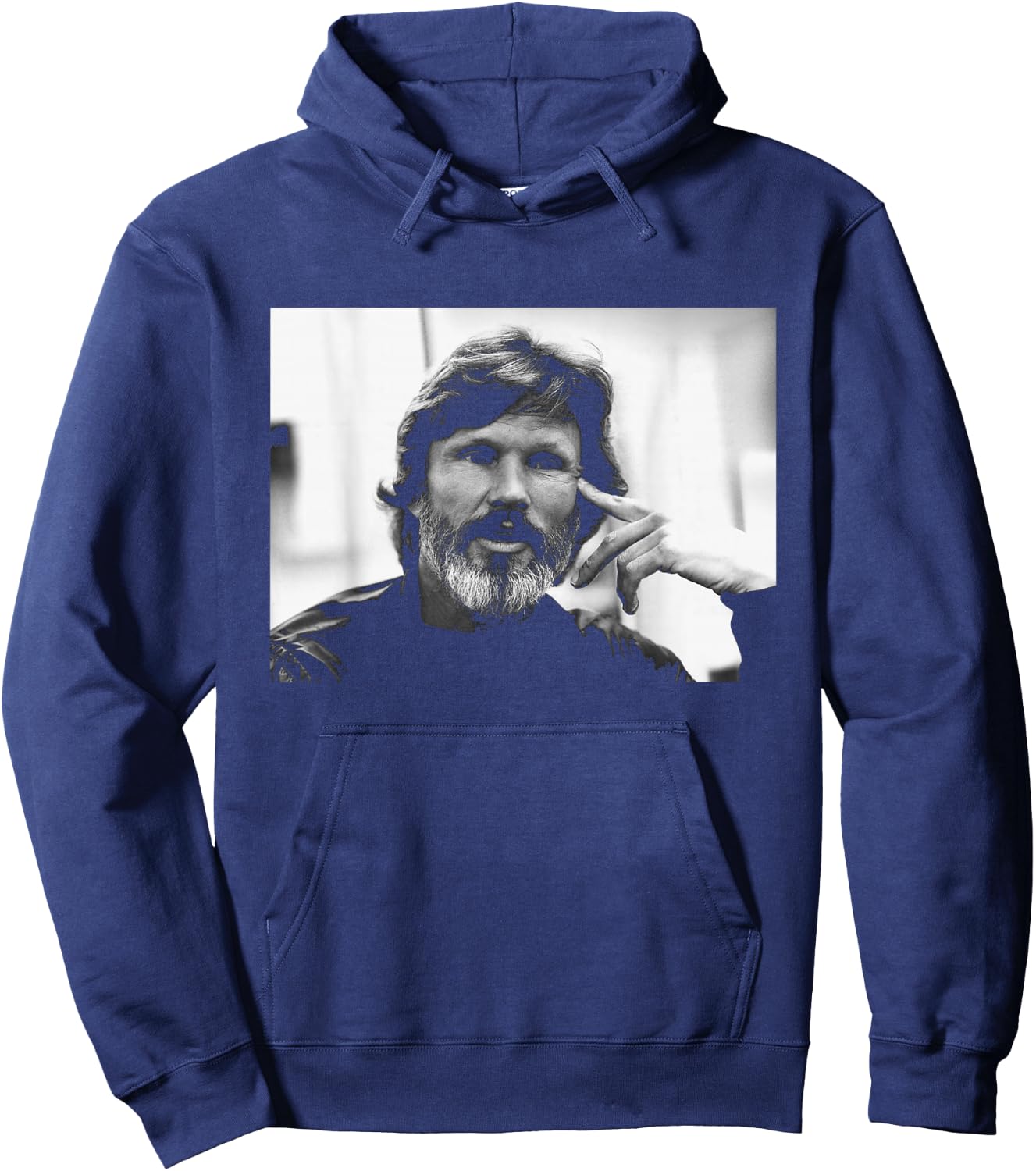 Kris Kristofferson Me and Bobby McGee Singer in 1982 Hoodie - Hoodie | Navy