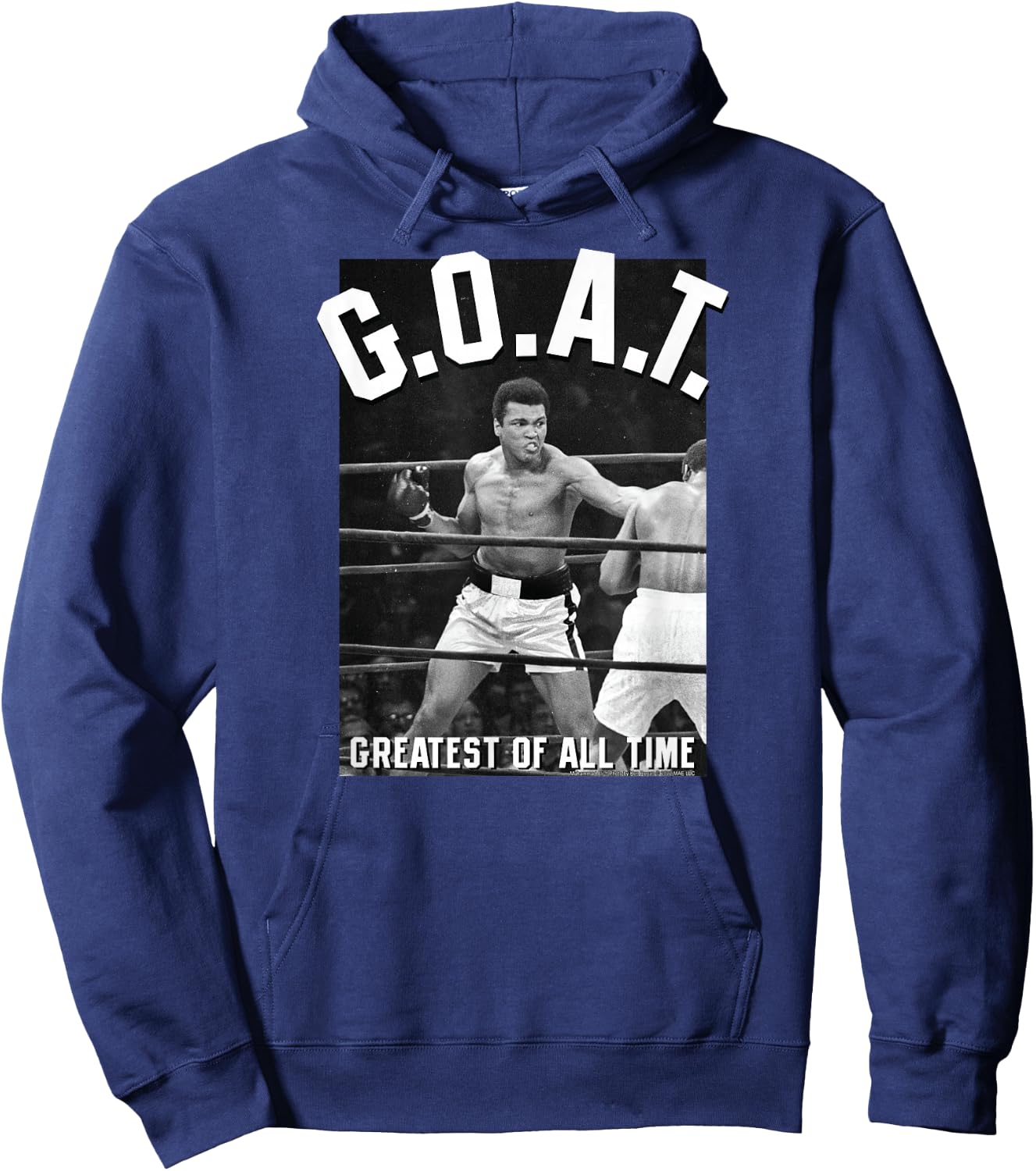 Muhammad Ali - G.O.A.T. Hoodie - Hoodie | Navy