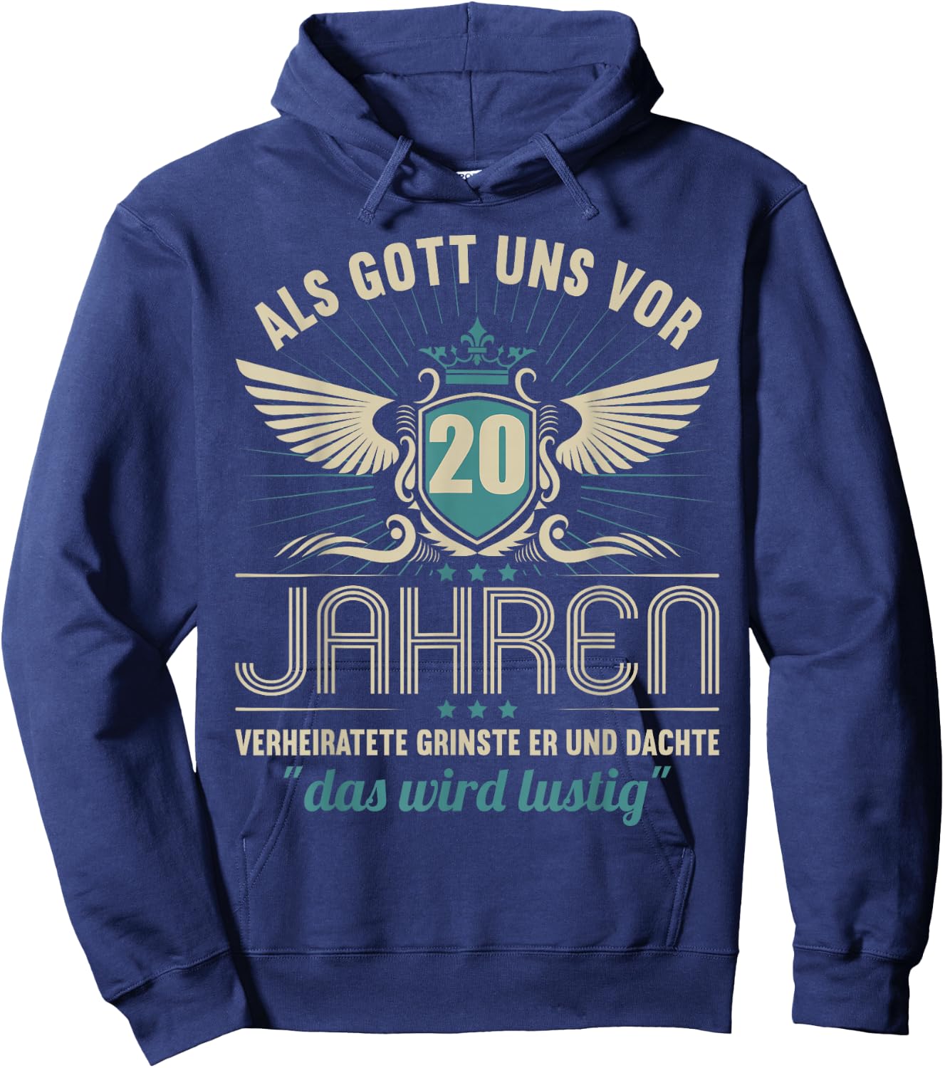 20 Jahre verheiratet bester Ehemann Ehefrau 20.Hochzeitstag Hoodie - Hoodie | Navy