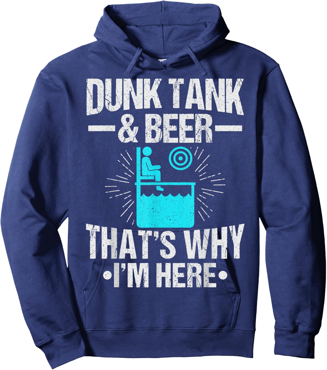 Dunk me Dunking Booth Quote for a Dunk tank fan Hoodie - Hoodie | Navy