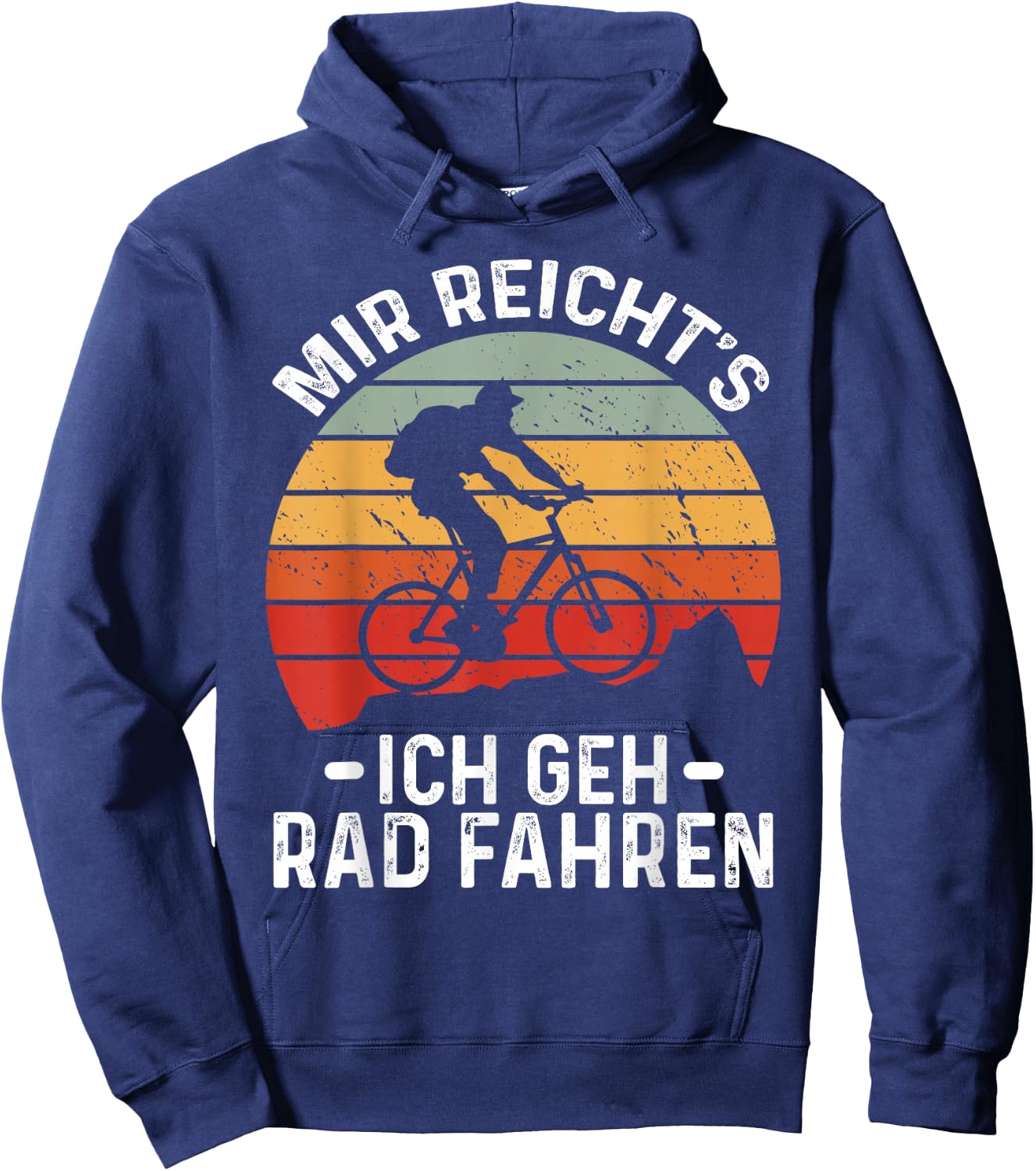 Funny Mir Reichts Ich Geh Fahrrad Fahren für Bikiker, , black Hoodie - Hoodie | Navy