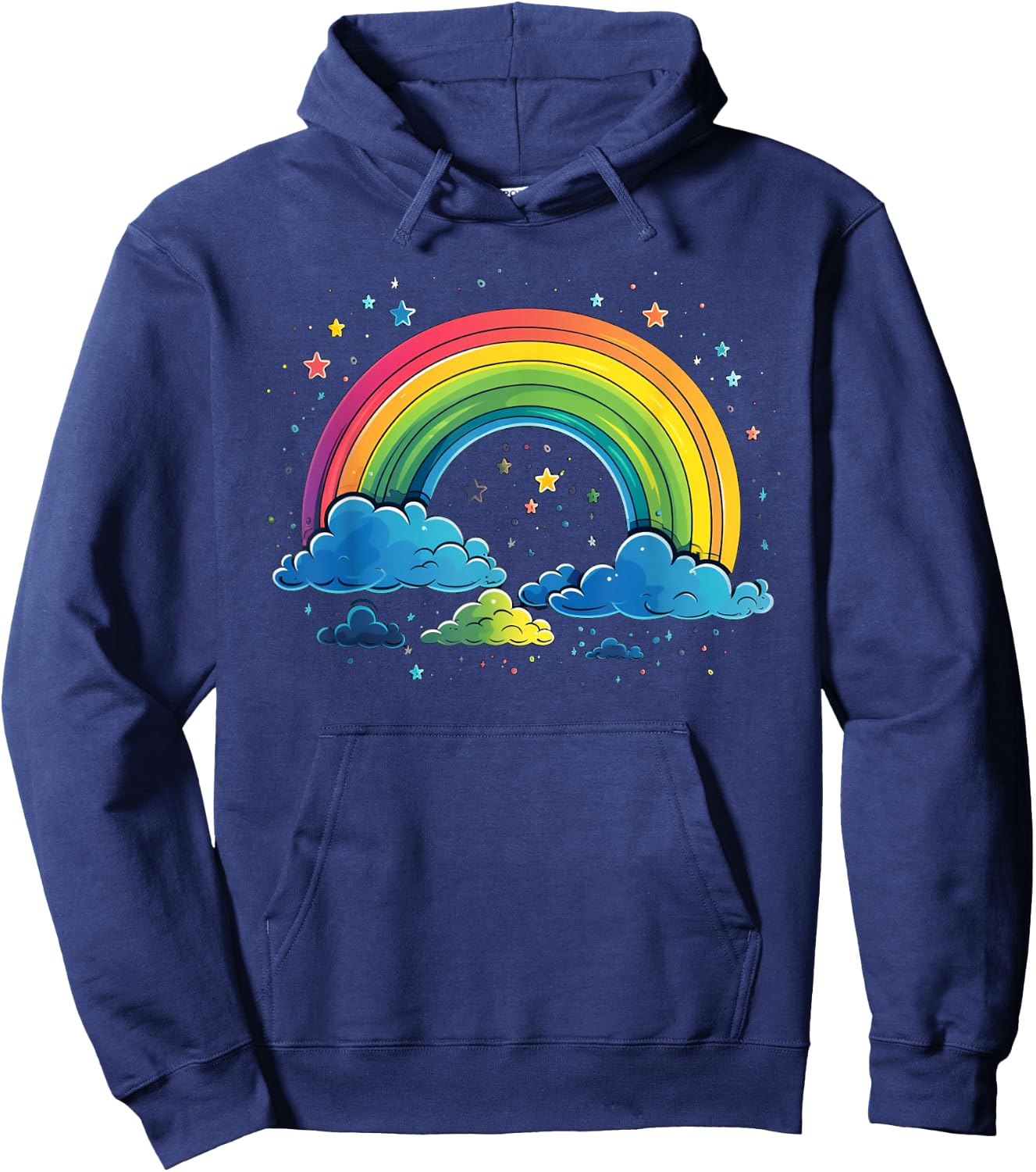 Cool Rainbow Colours at Night for Boys and Girls Hoodie - Hoodie | Navy