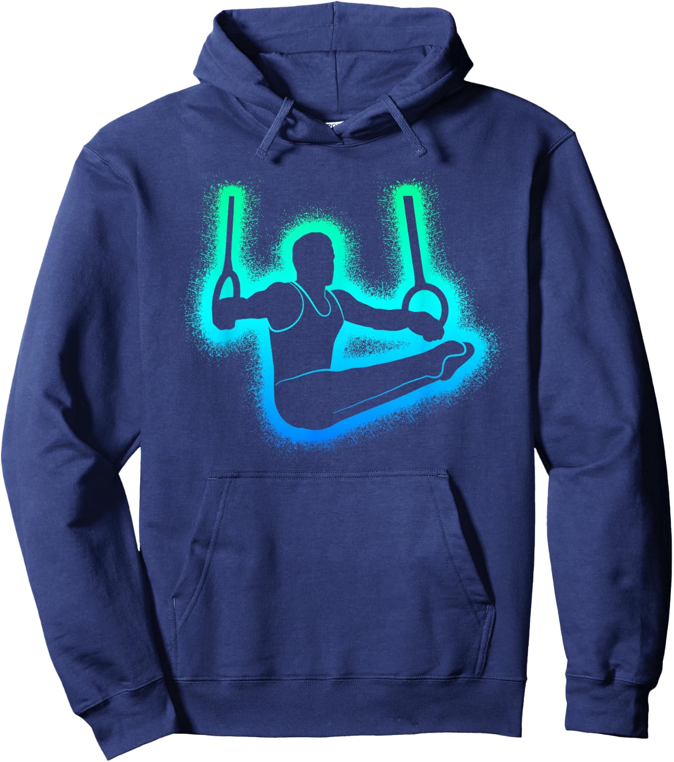 Gymnastics Ring Gymnastics for Kids, Men, Boys , Black, S Hoodie - Hoodie | Navy