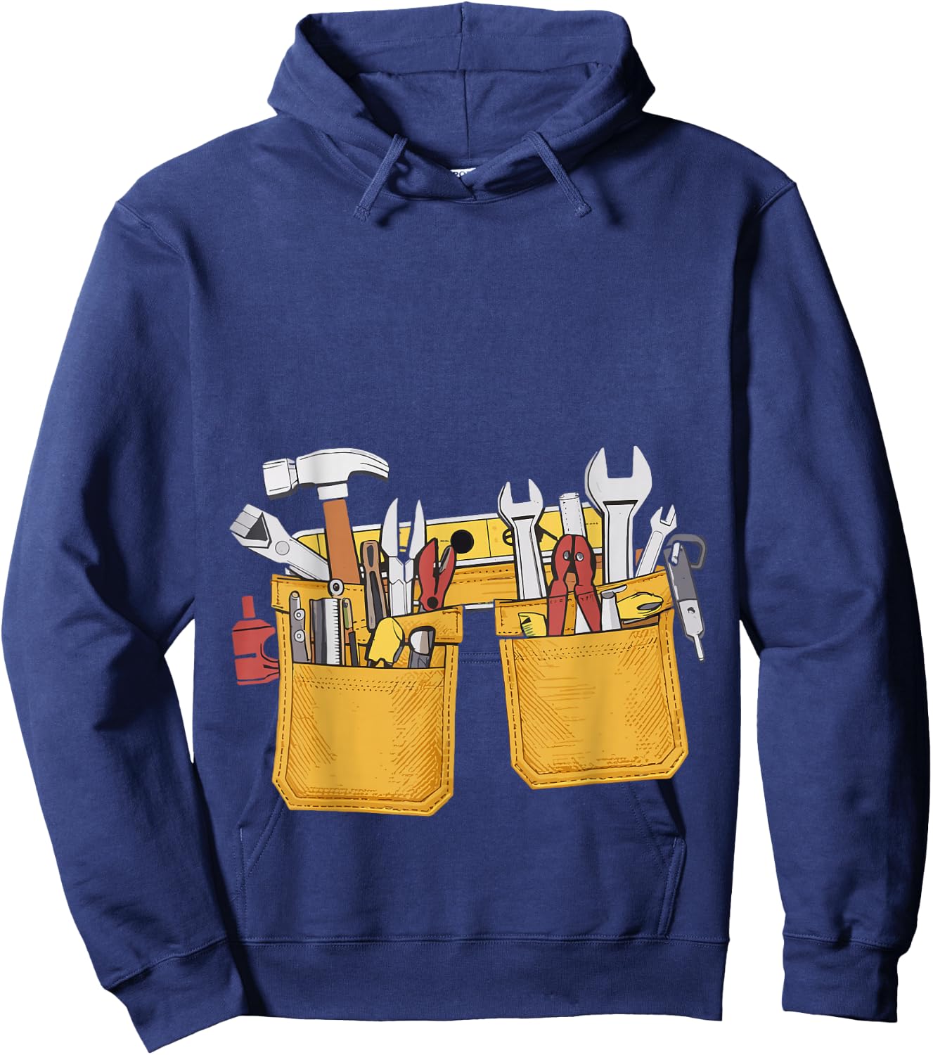 Oys Tool Belt Easy Builder Costume Construction Hoodie - Hoodie | Navy