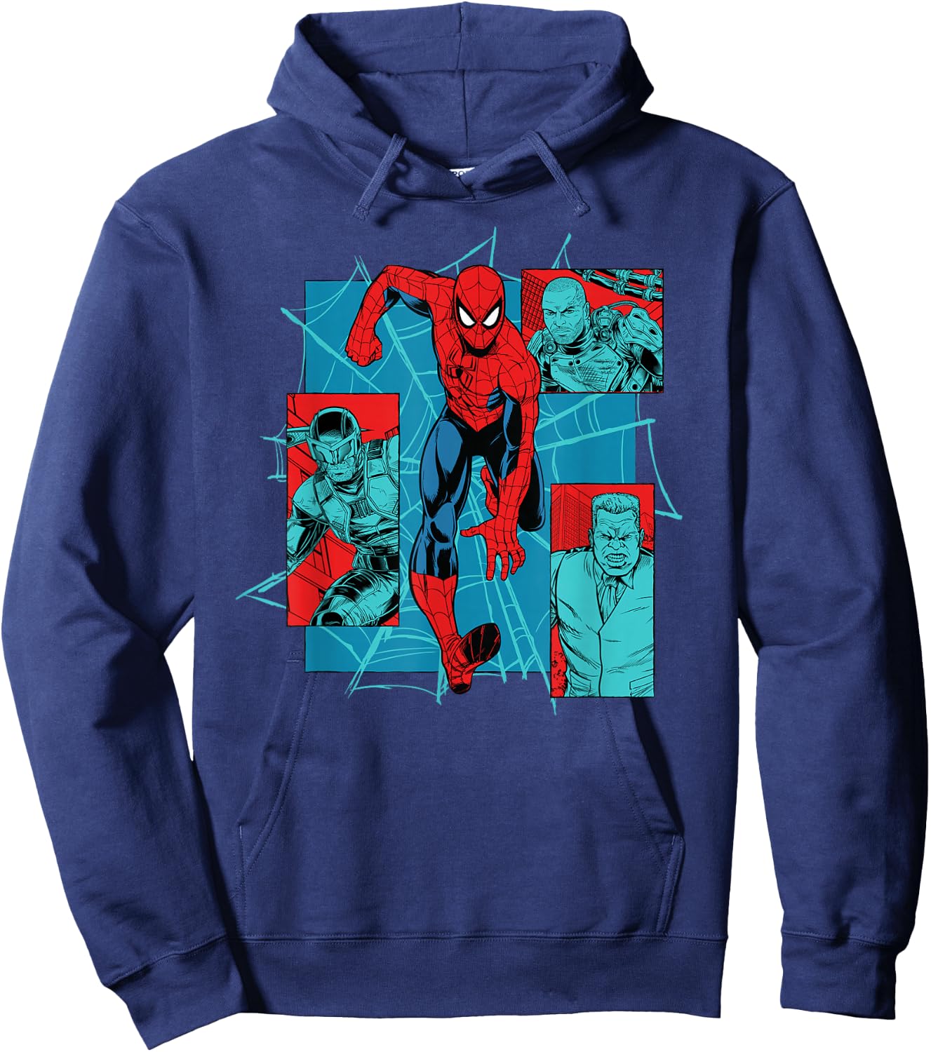 Marvel Studios Spider-Man: BND Movie 2026 Super Villain Trio Hoodie - Hoodie | Navy