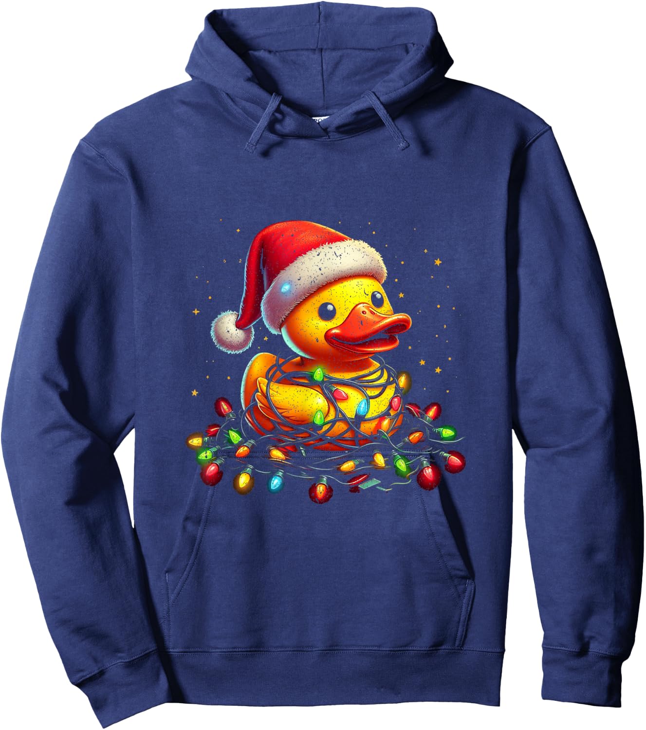 Xmas Rubber Duck Christmas Hoodie - Hoodie | Navy