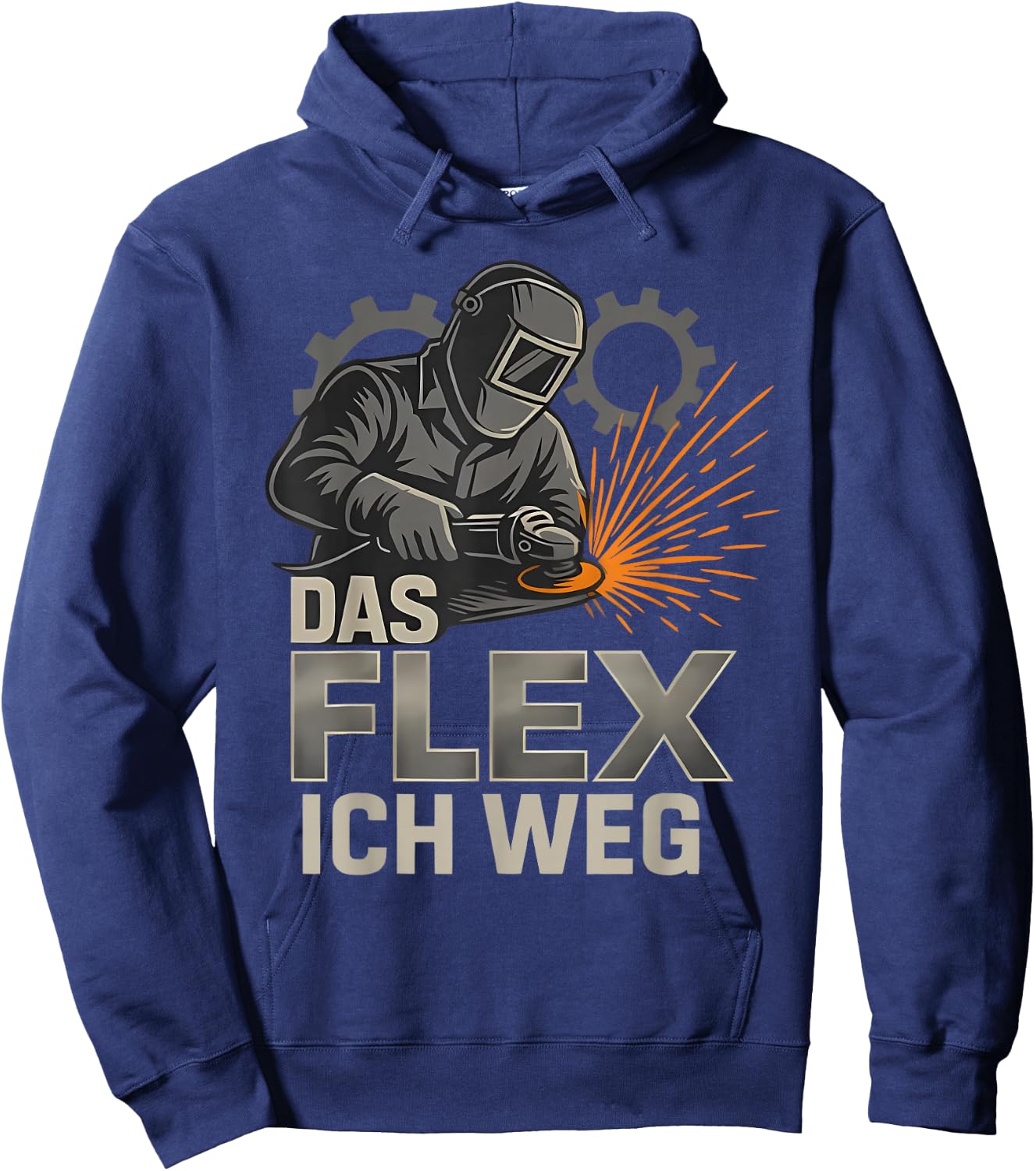 das Flex ich Weg Hoodie - Hoodie | Navy