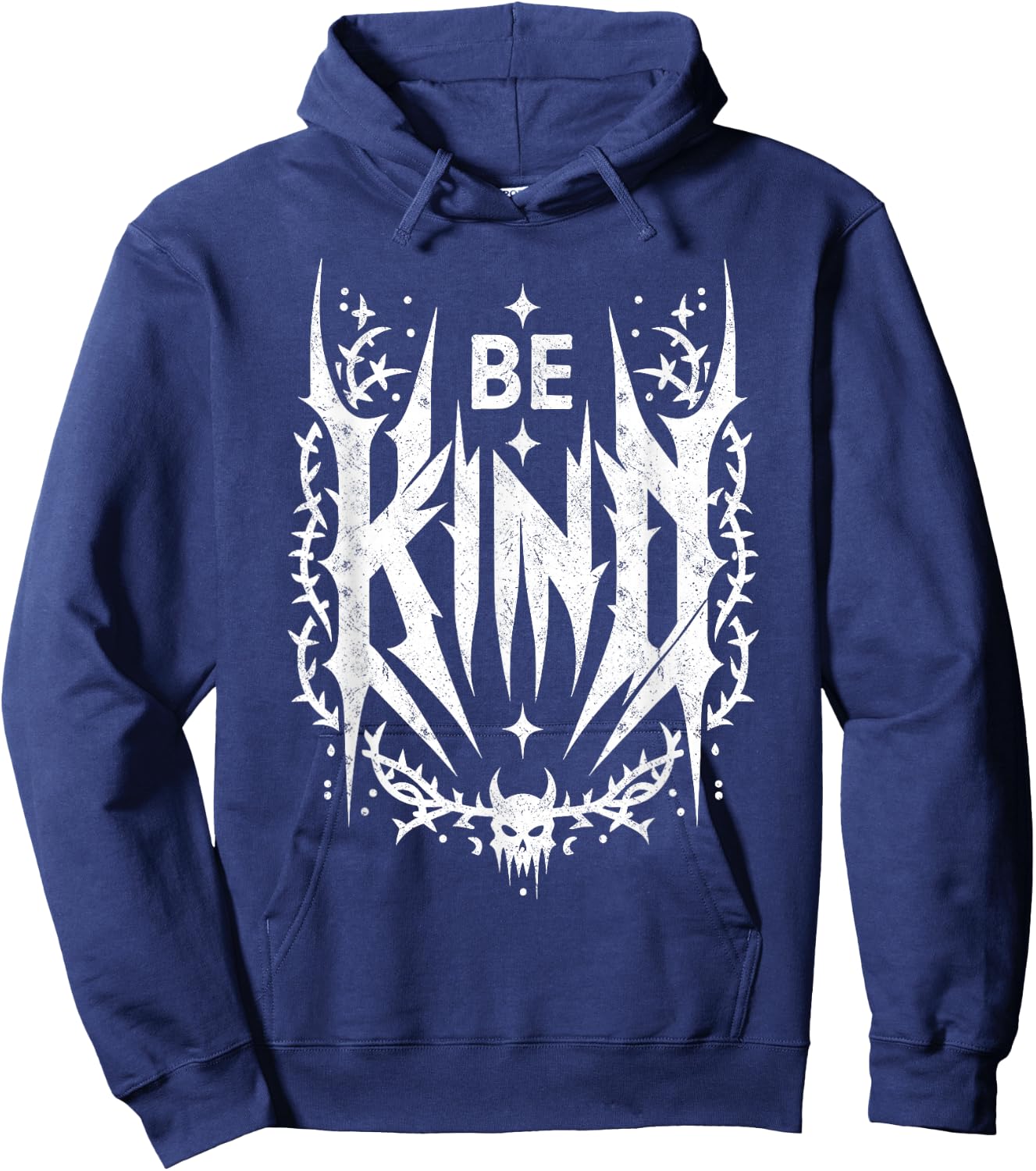 Be Kind. Death Metal, Slam Metal Band Hoodie - Hoodie | Navy