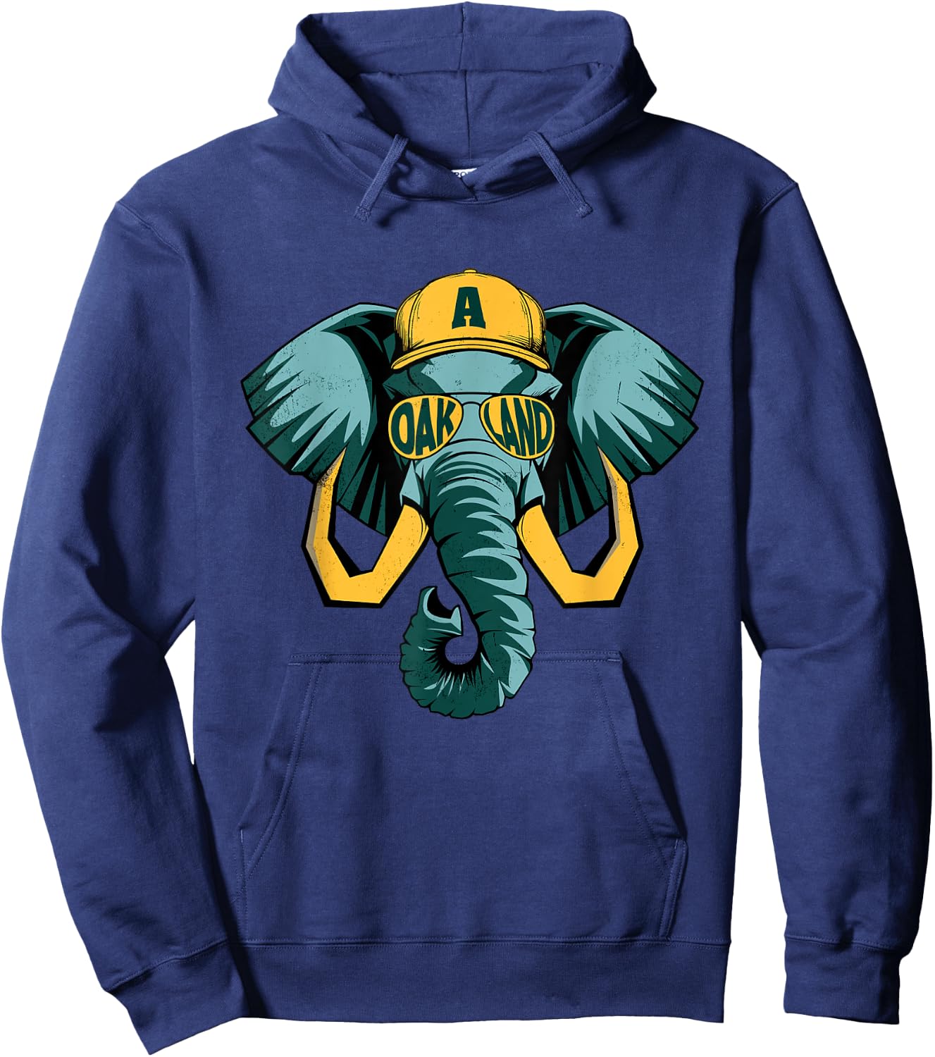 Vintage Art Oakland Last Name Retro Costume Lovely Animal Hoodie - Hoodie | Navy