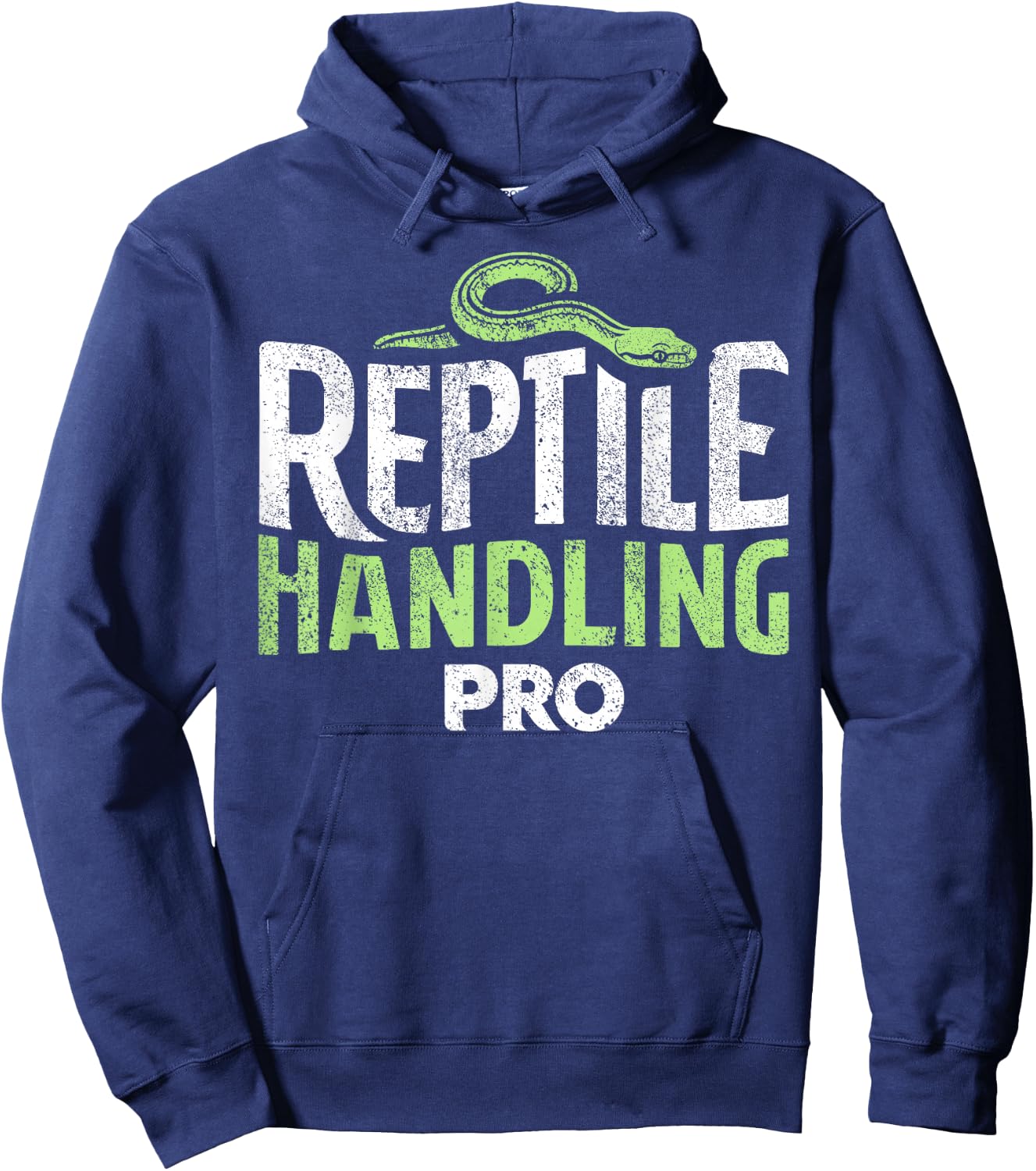 Reptile Handler - Certified Snake Handler - Snake Hoodie - Hoodie | Navy
