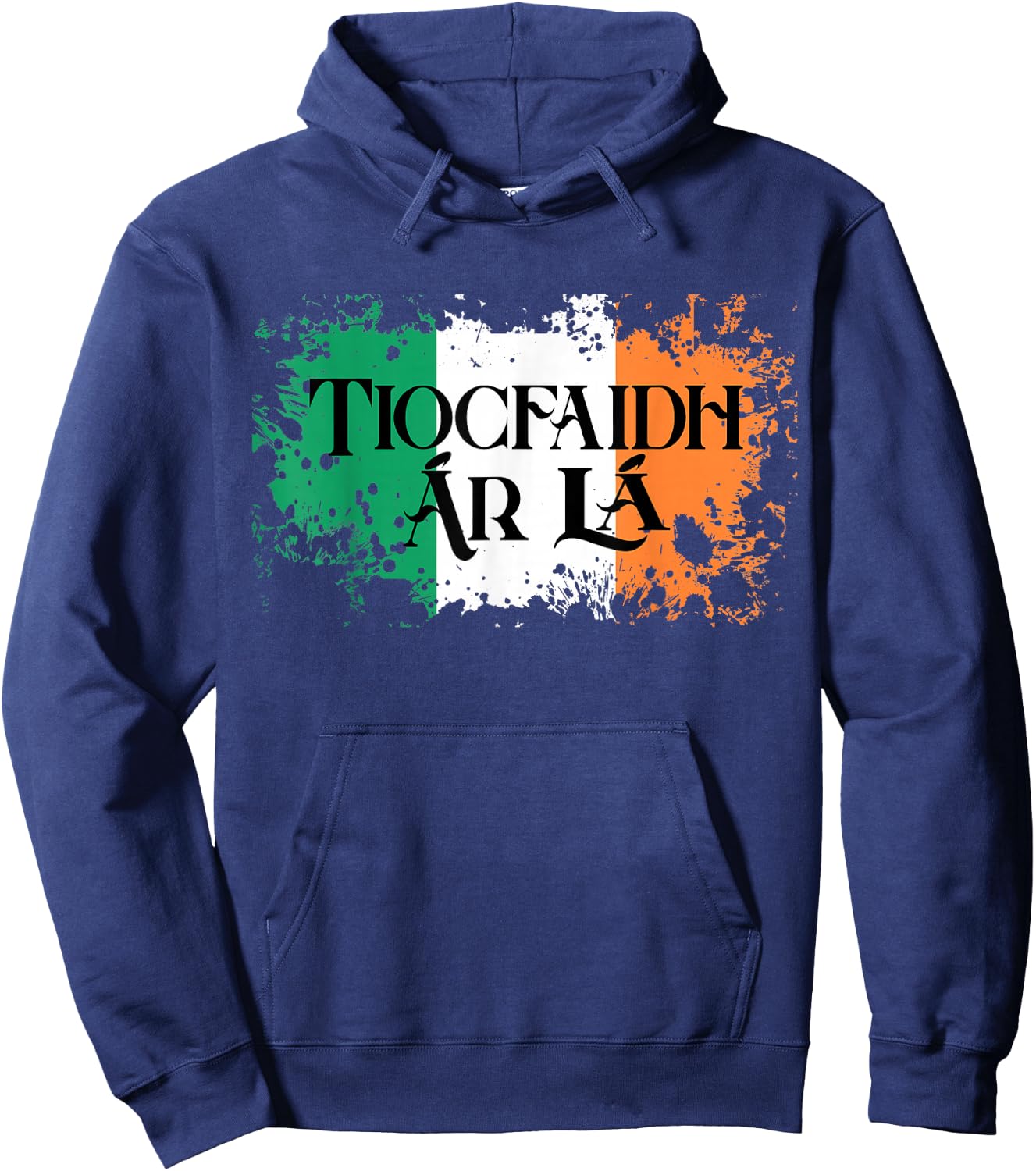 Tiocfaidh Ar La Vintage Irland Irische Flagge Geschenke für Männer Hoodie - Hoodie | Navy