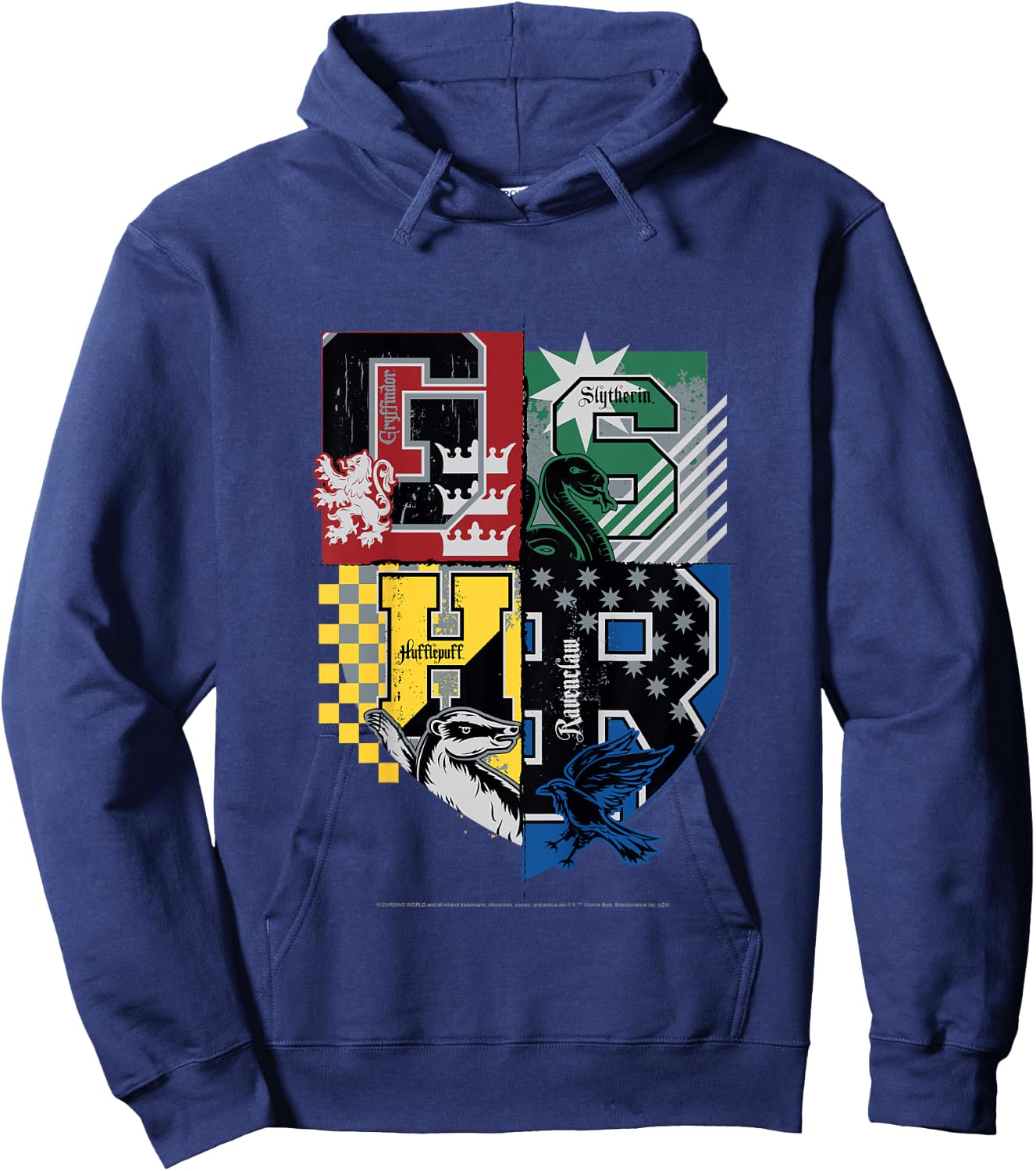 Kids Harry Potter Varsity Hogwarts Camiseta Hoodie - Hoodie | Navy