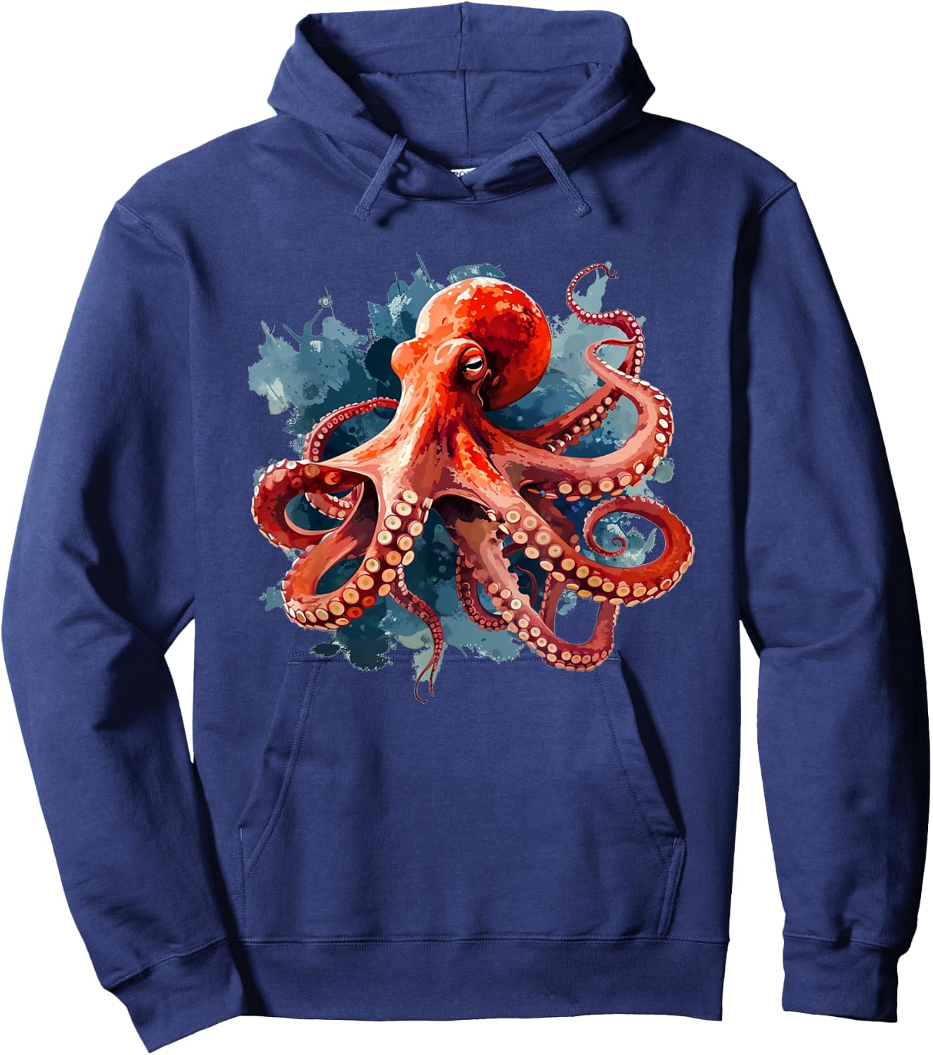 Cool Big red Octopus Costume for Squid Lovers Hoodie - Hoodie | Navy