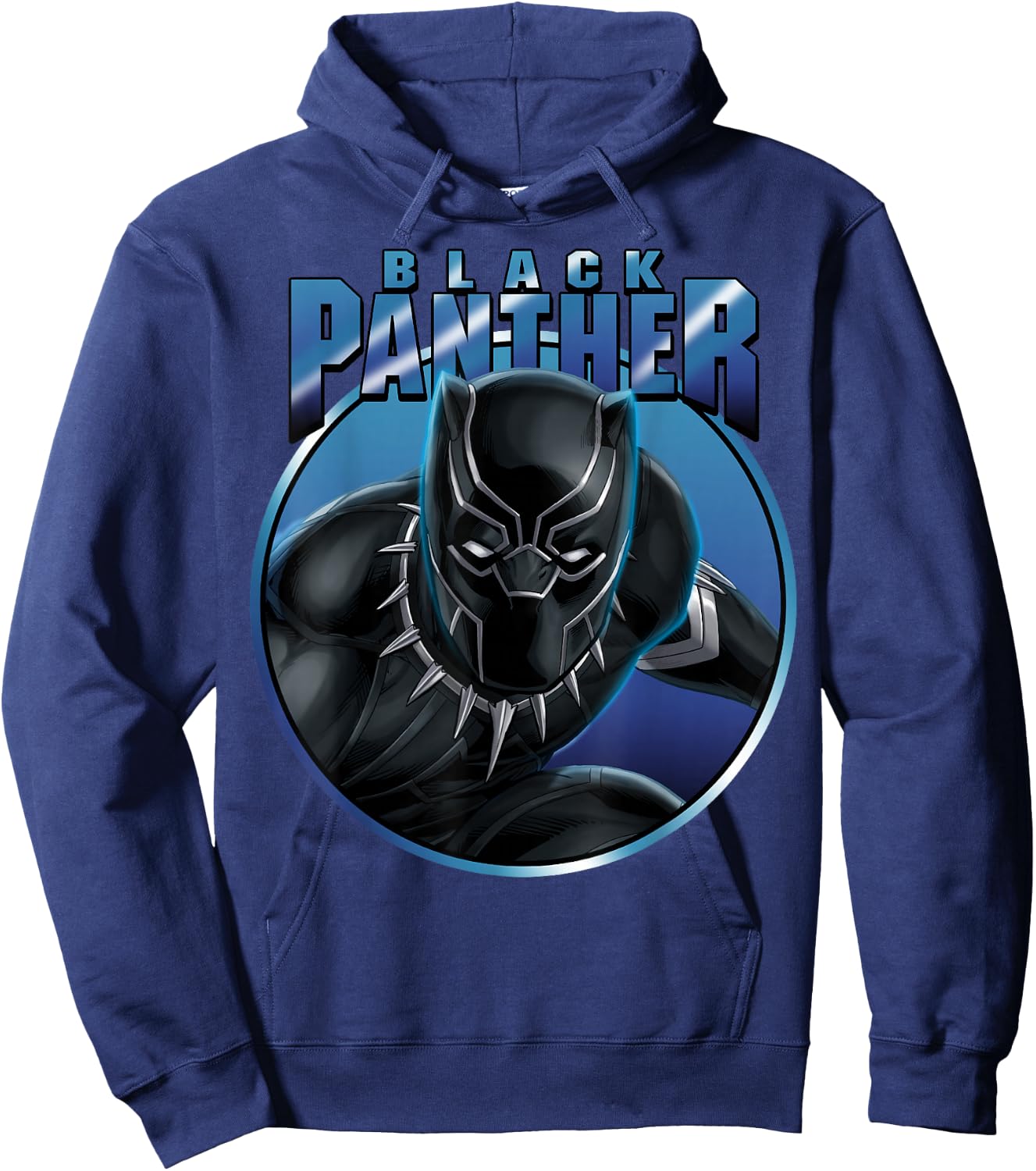 Marvel Avengers Black Panther Circle Portrait Small Hoodie - Hoodie | Navy
