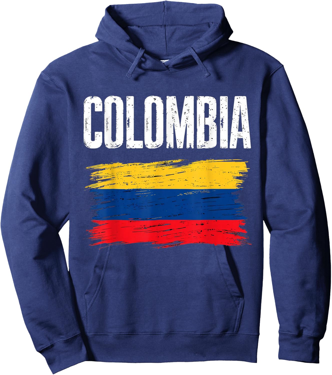 Colombia Flag Jersey Colombian Soccer Team Colombian Hoodie - Hoodie | Navy