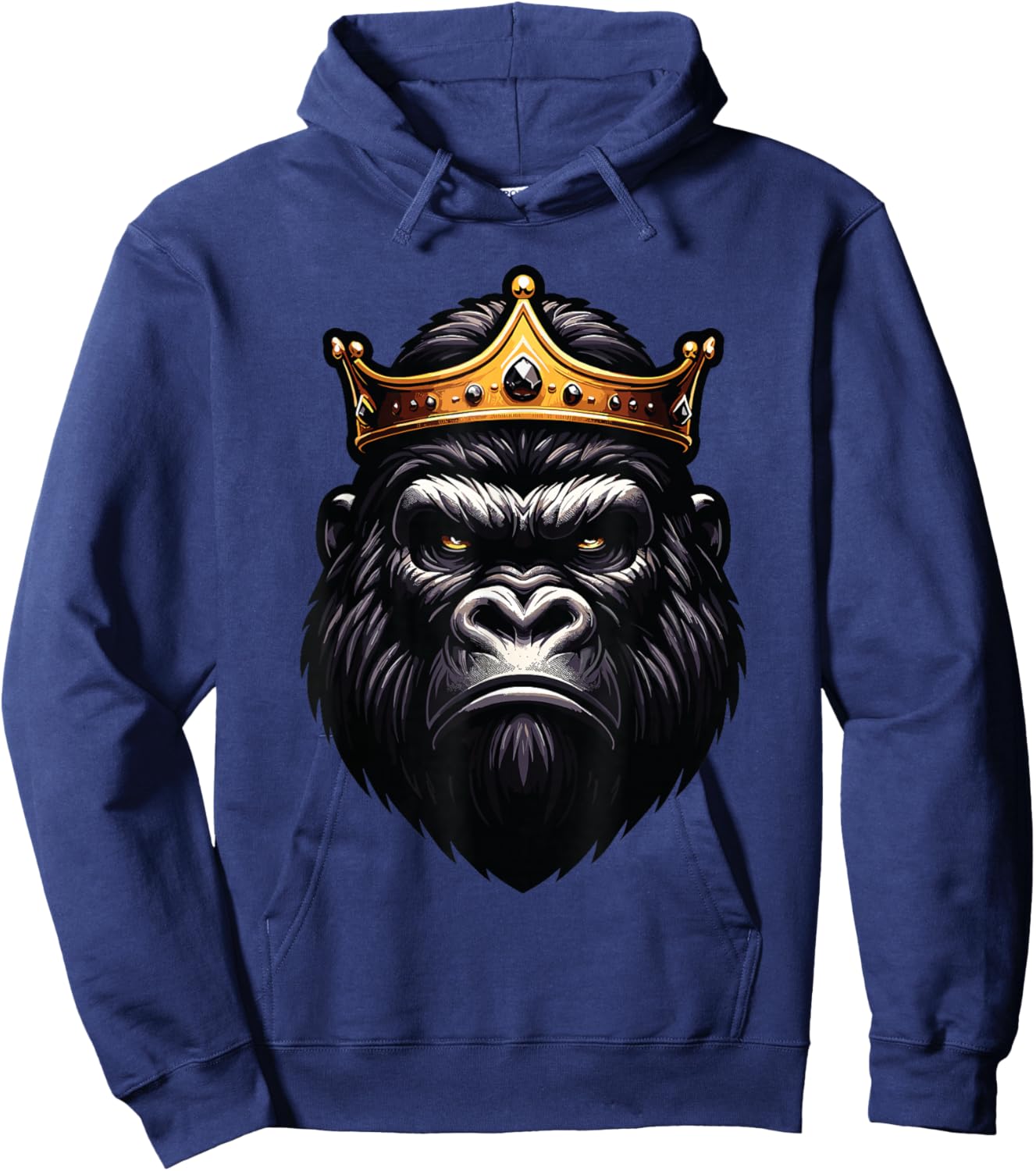 Silverback Gorilla King Hoodie - Hoodie | Navy