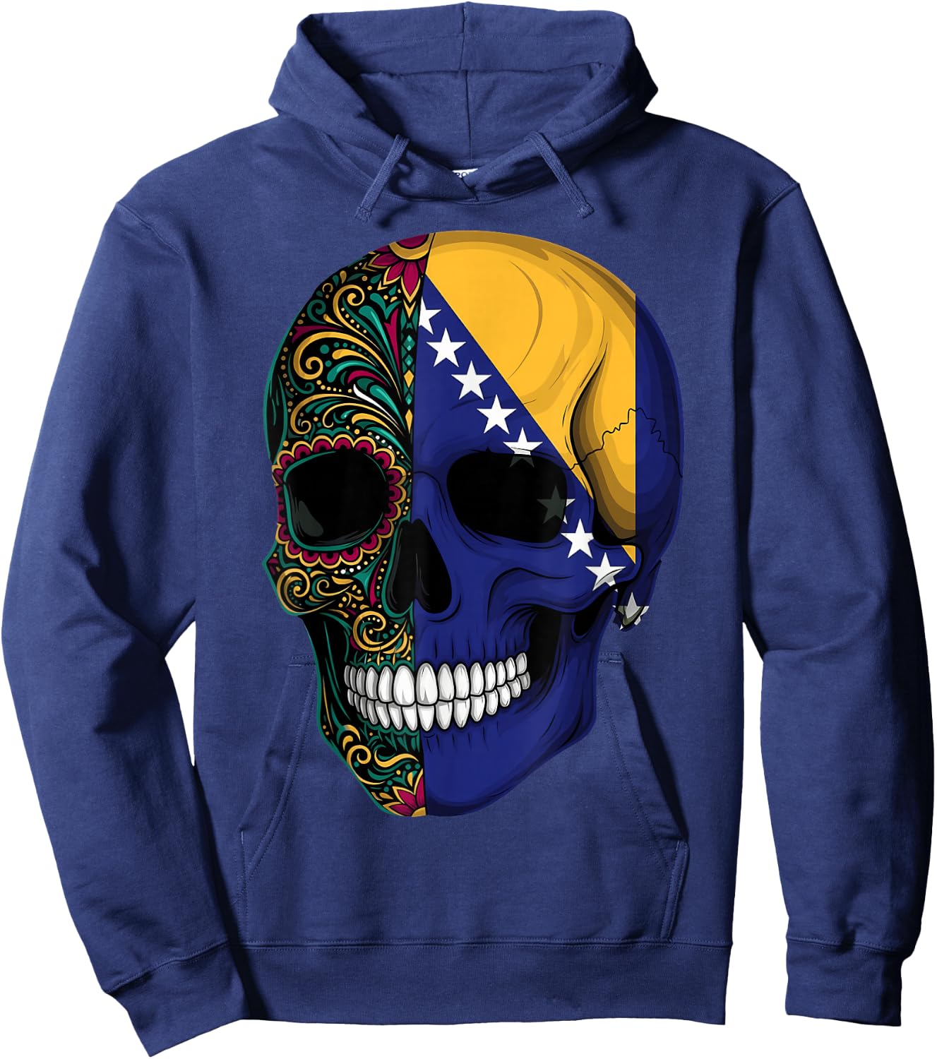 Bosnien Flagge Bosnien und Herzegowina Wurzeln Hoodie - Hoodie | Navy