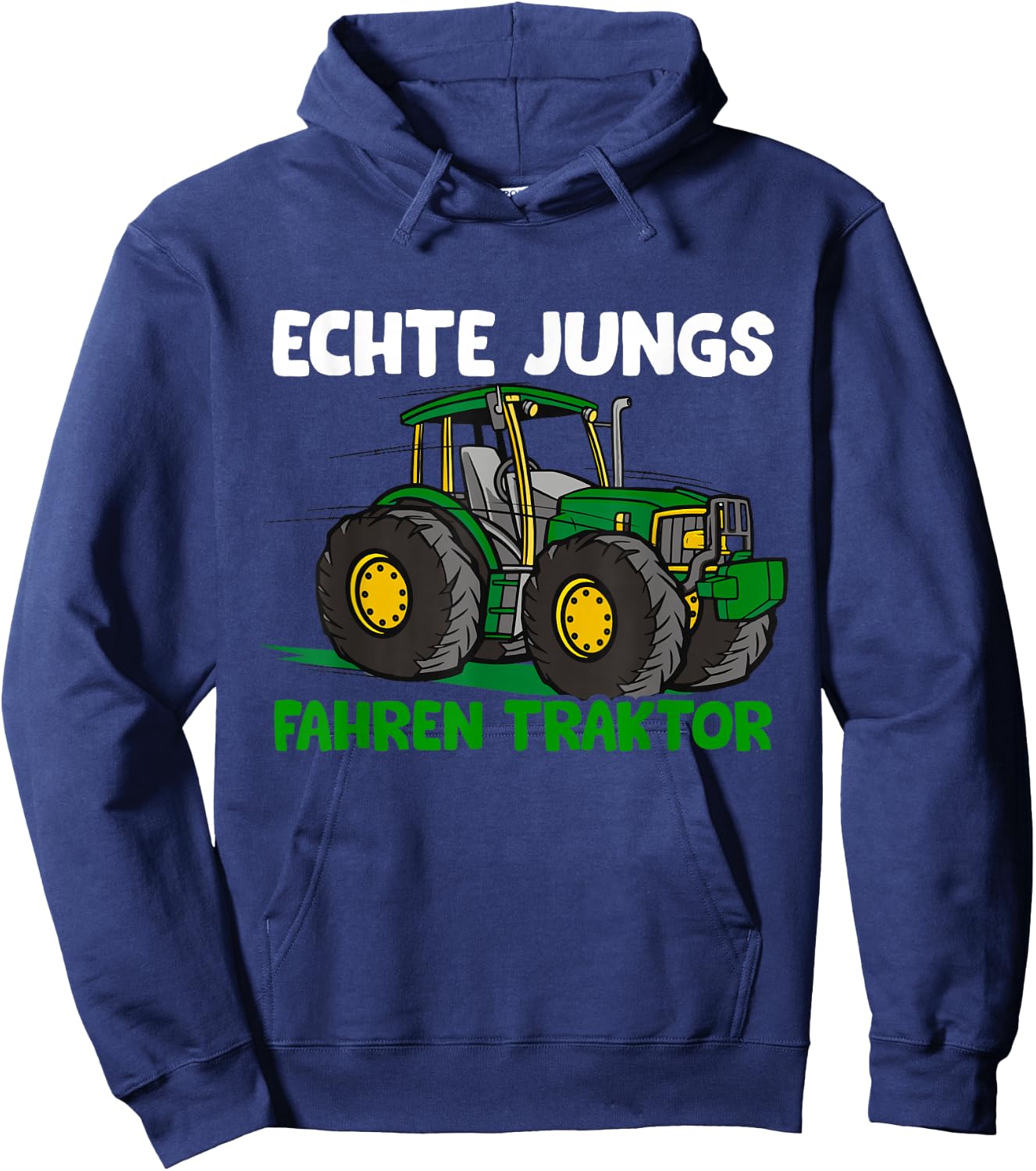 Children's with German Text "Echte Jungs fahren" ("Echte Boys"), black, s Hoodie - Hoodie | Navy
