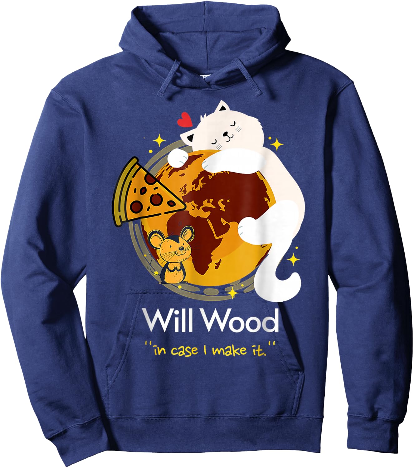 Vintage Funny In Case I Make It Classic Will Basic Wood Hoodie - Hoodie | Navy
