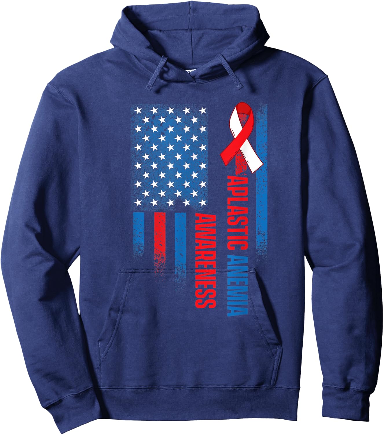 Aplastic Anemia Survivor Anemic Warrior Hoodie - Hoodie | Navy