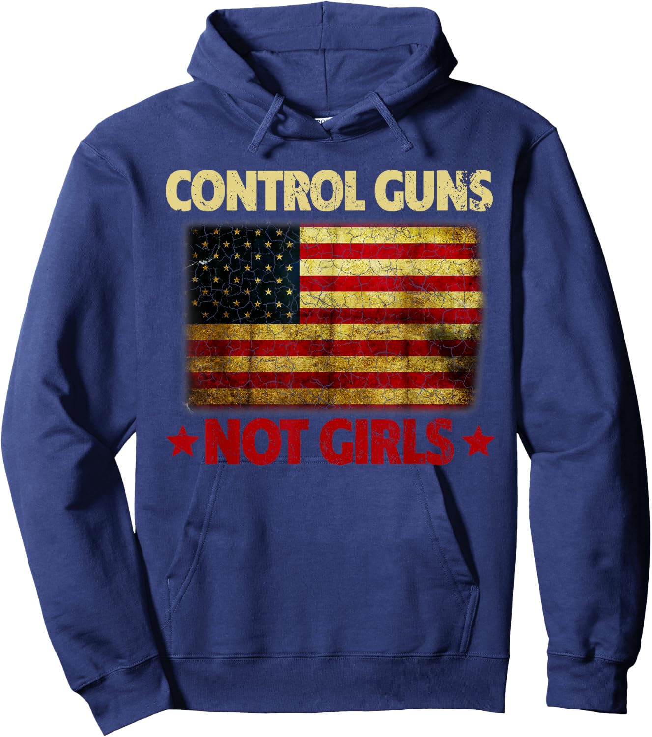 Control Guns Not Girls Control Guns Not Girls Hoodie - Hoodie | Navy