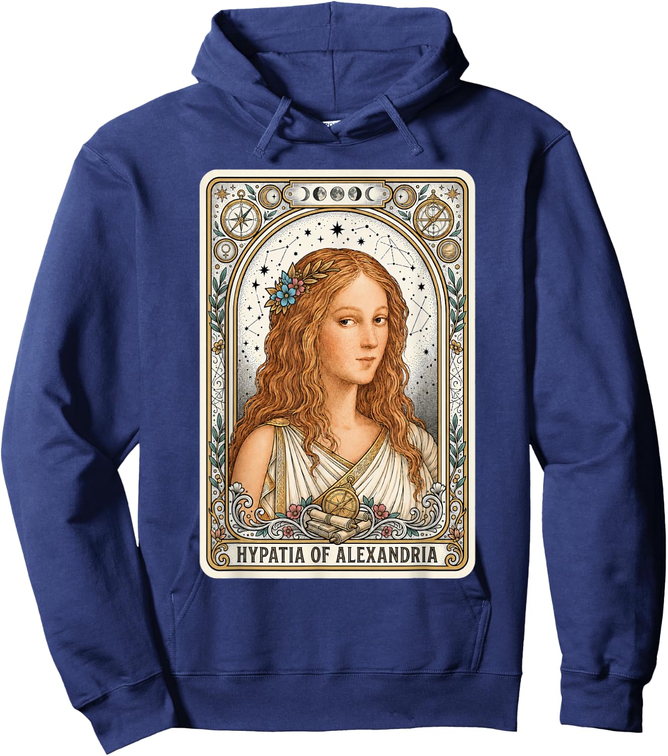Hypatia of Alexandria Hoodie - Hoodie | Navy