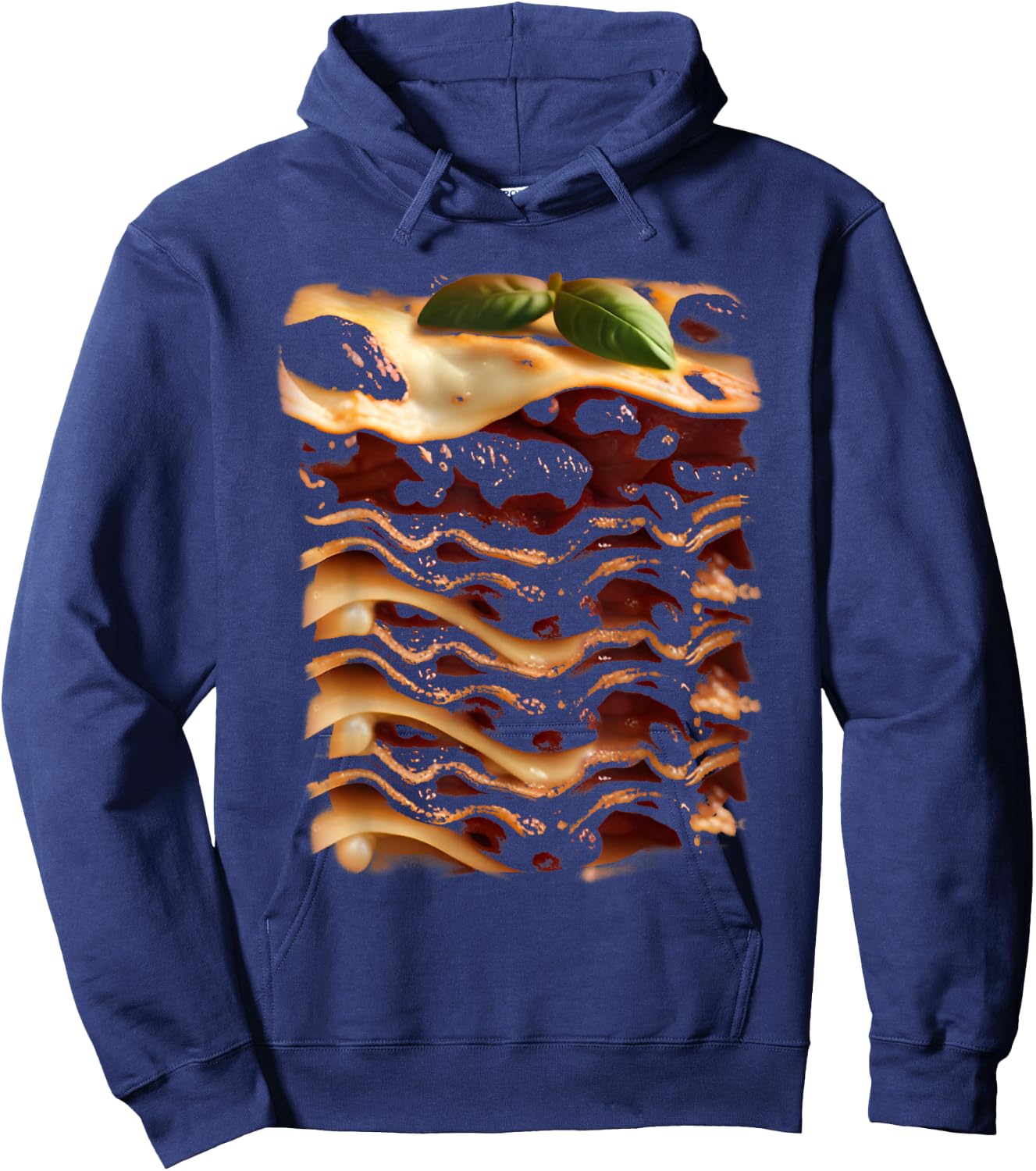 Lasagne Halloween Costume , red Hoodie - Hoodie | Navy
