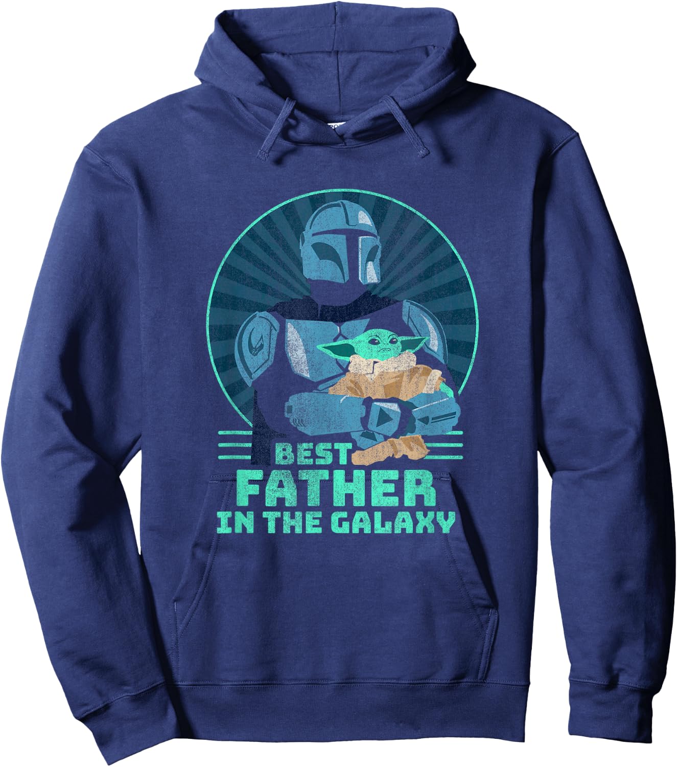 Star Wars: The Mandalorian & Grogu Best Father's Day Hoodie - Hoodie | Navy