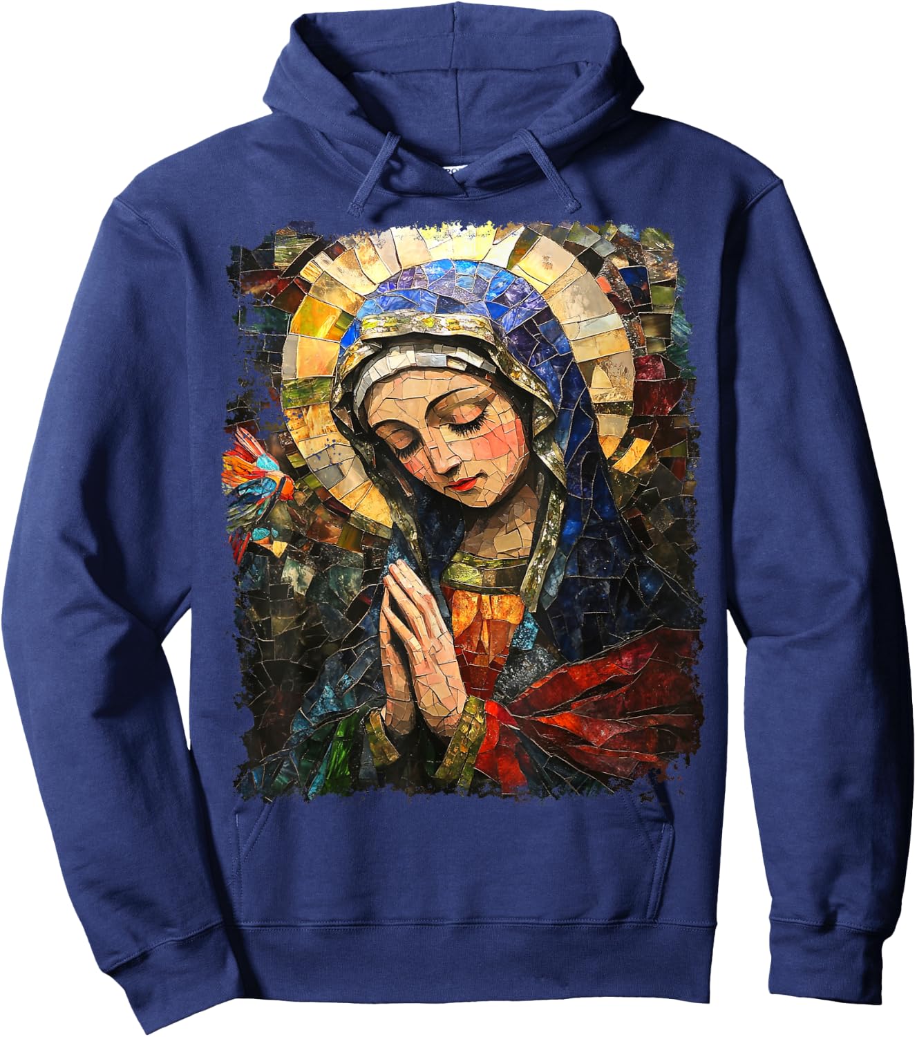 The Virgin Mary Catholic Church Hoodie - Hoodie | Navy