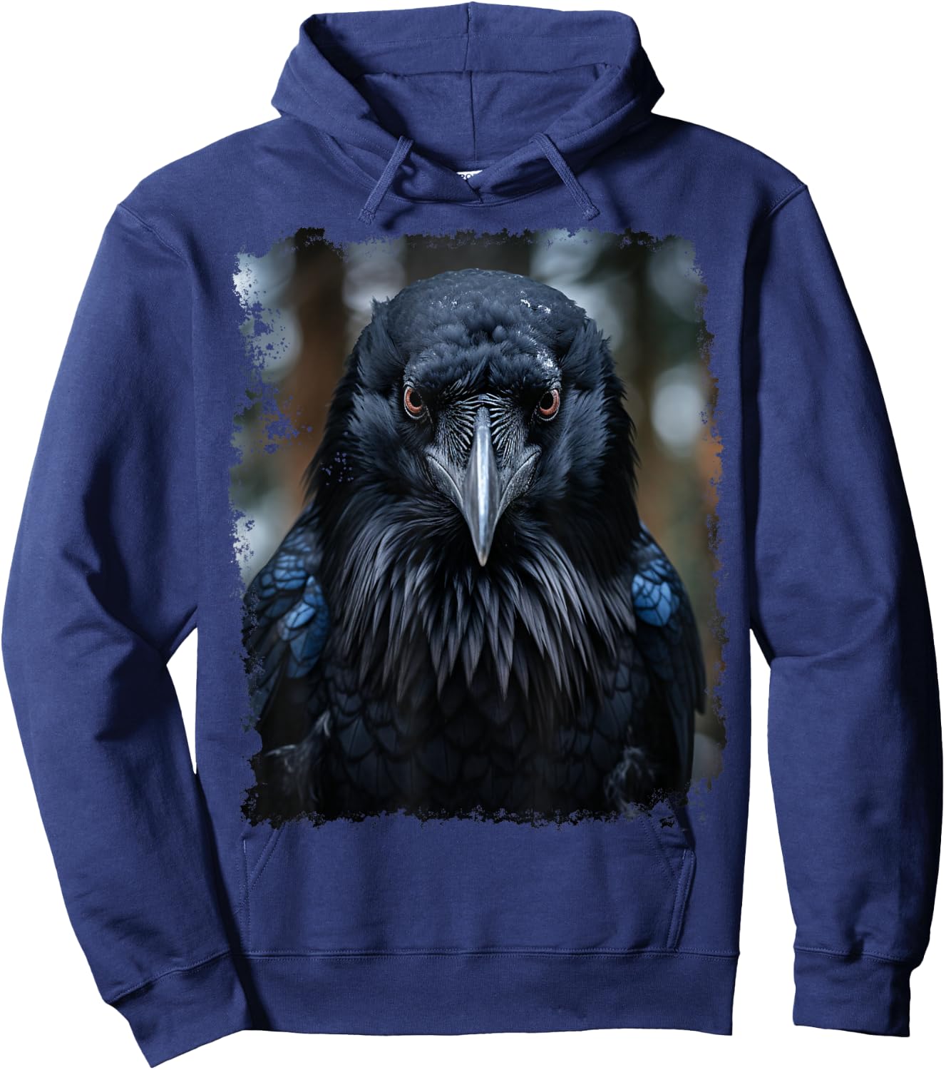 A Crow Raven Hoodie - Hoodie | Navy