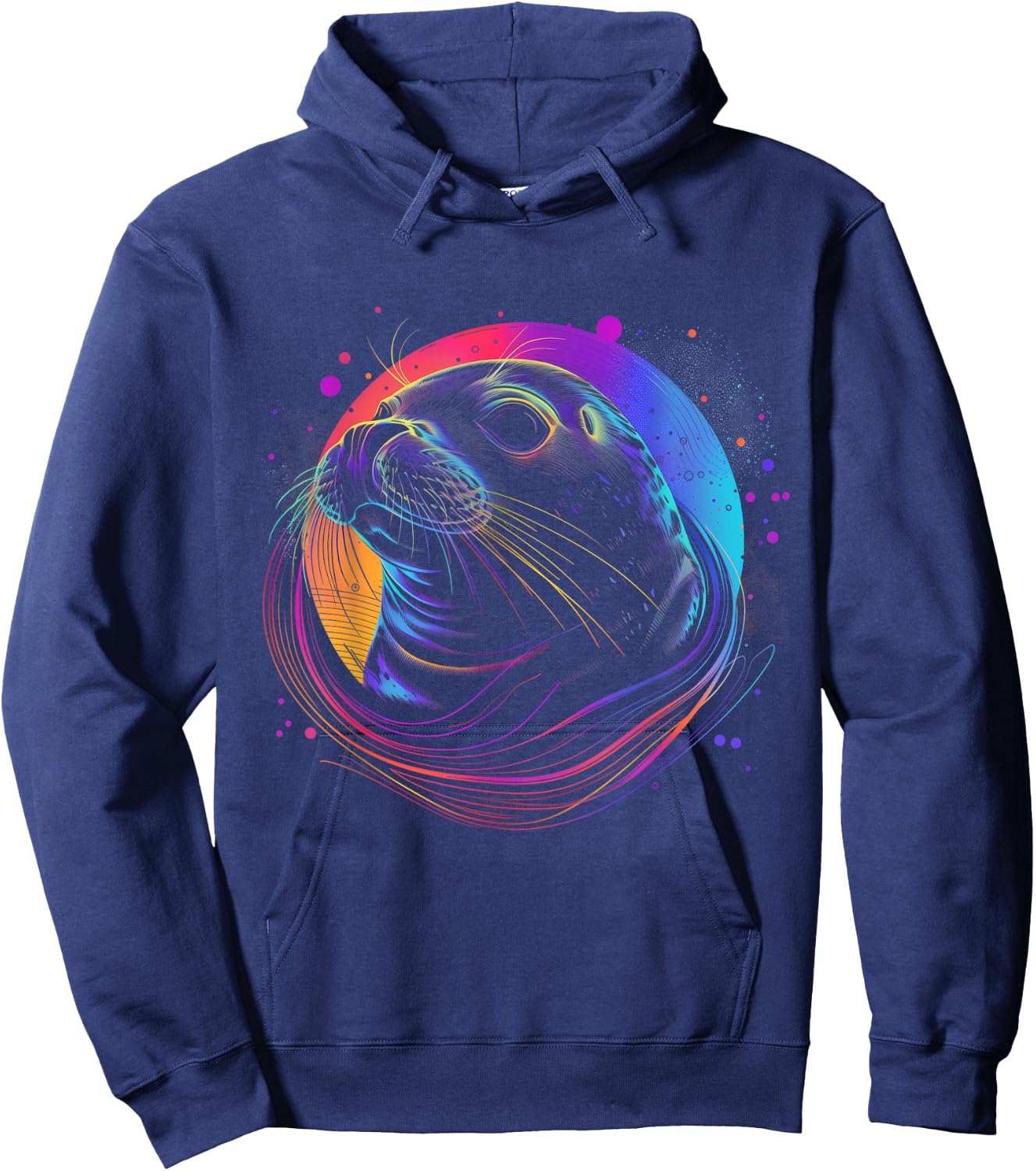 Seal Sea Lion Ocean Animal Hoodie - Hoodie | Navy