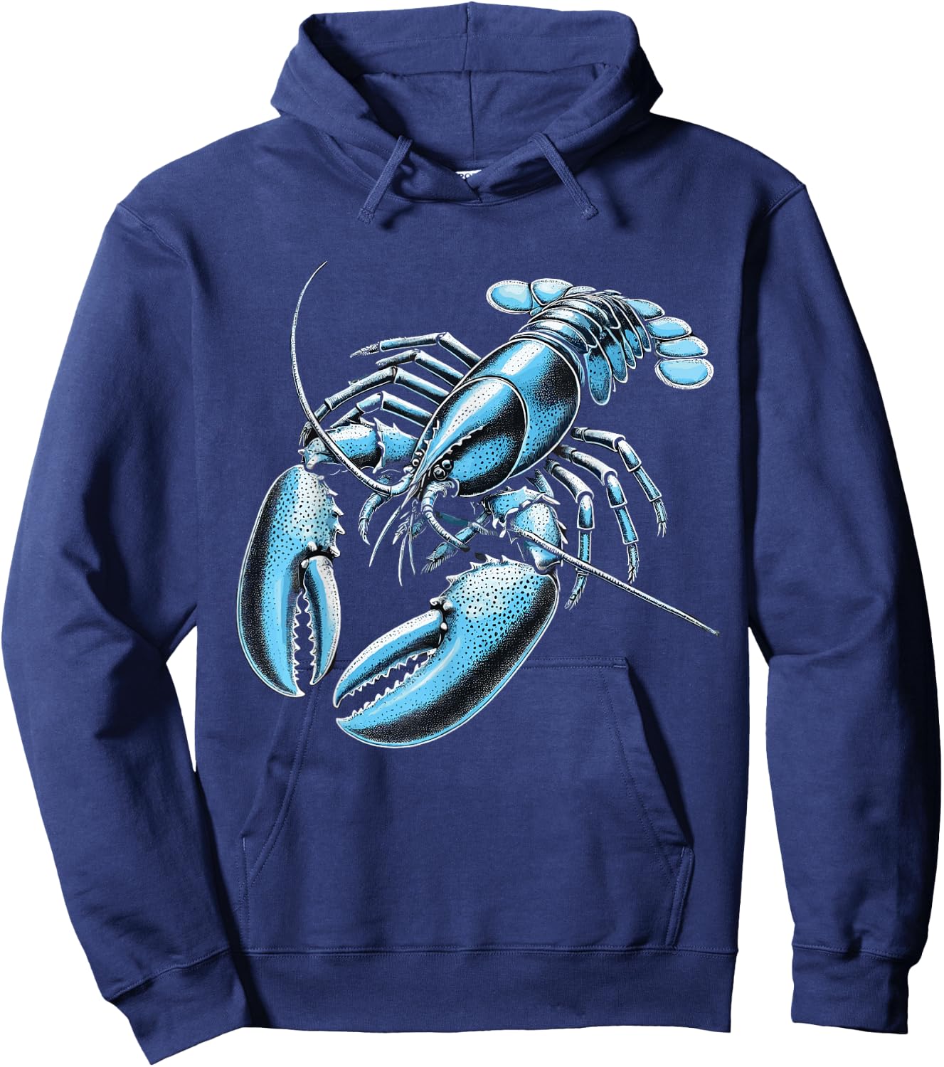 Blue Lobste Crustacean Lover Seafood Enthusiast Hoodie - Hoodie | Navy