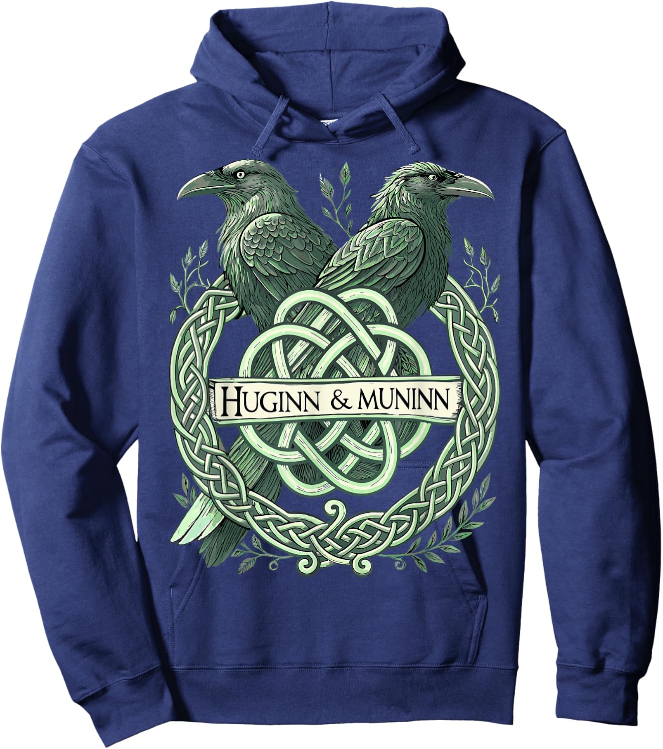 Huginn & Muninn – Viking Ravens & Germanic Mythology Hoodie - Hoodie | Navy